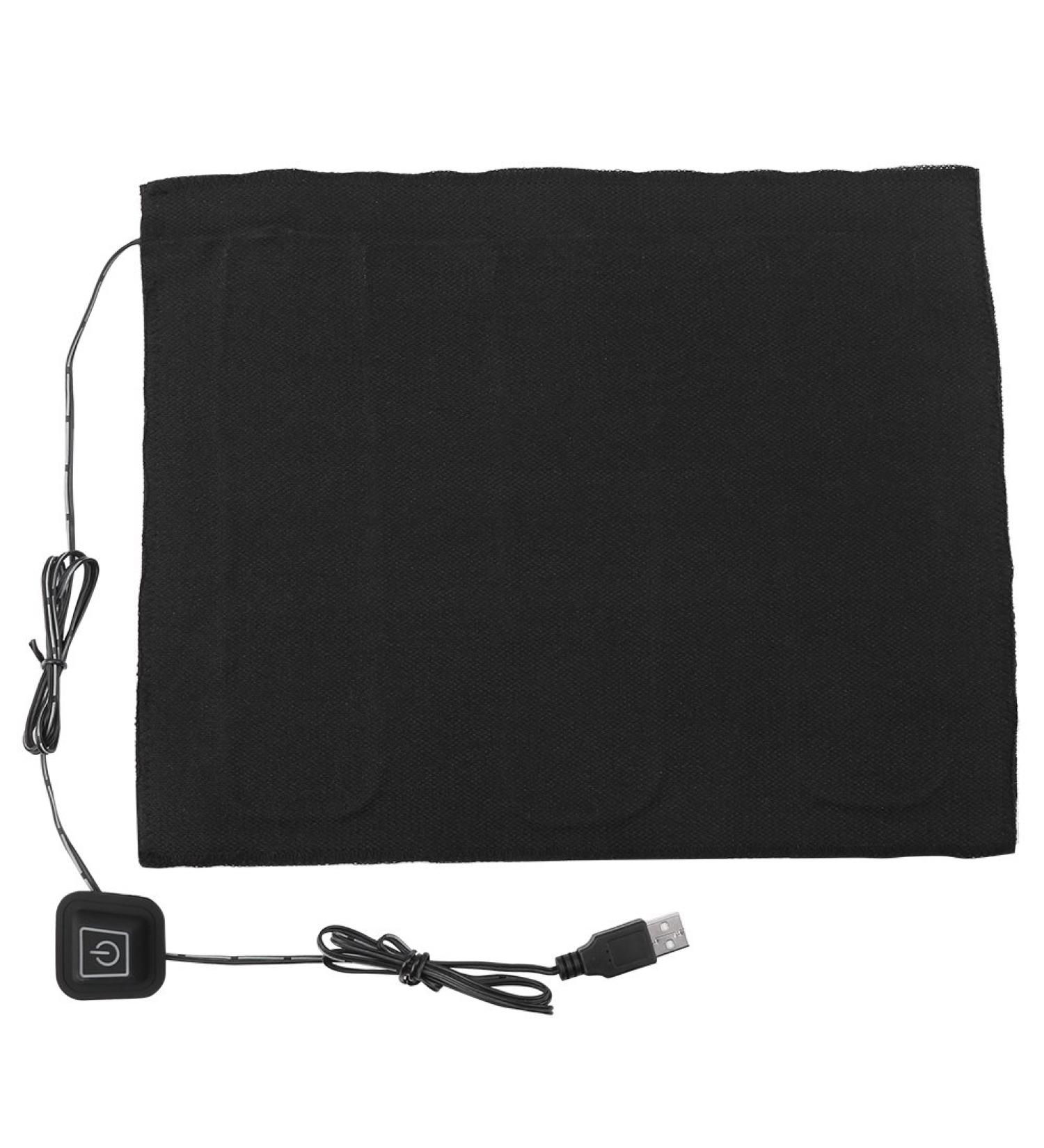 Buy USB Fabric Heating Cushion - DC 5V 3-Layer Electric Heating Pad for Neck Back & Lumbar Relief | International Shipping Available - Buy Online on GoSupps.com