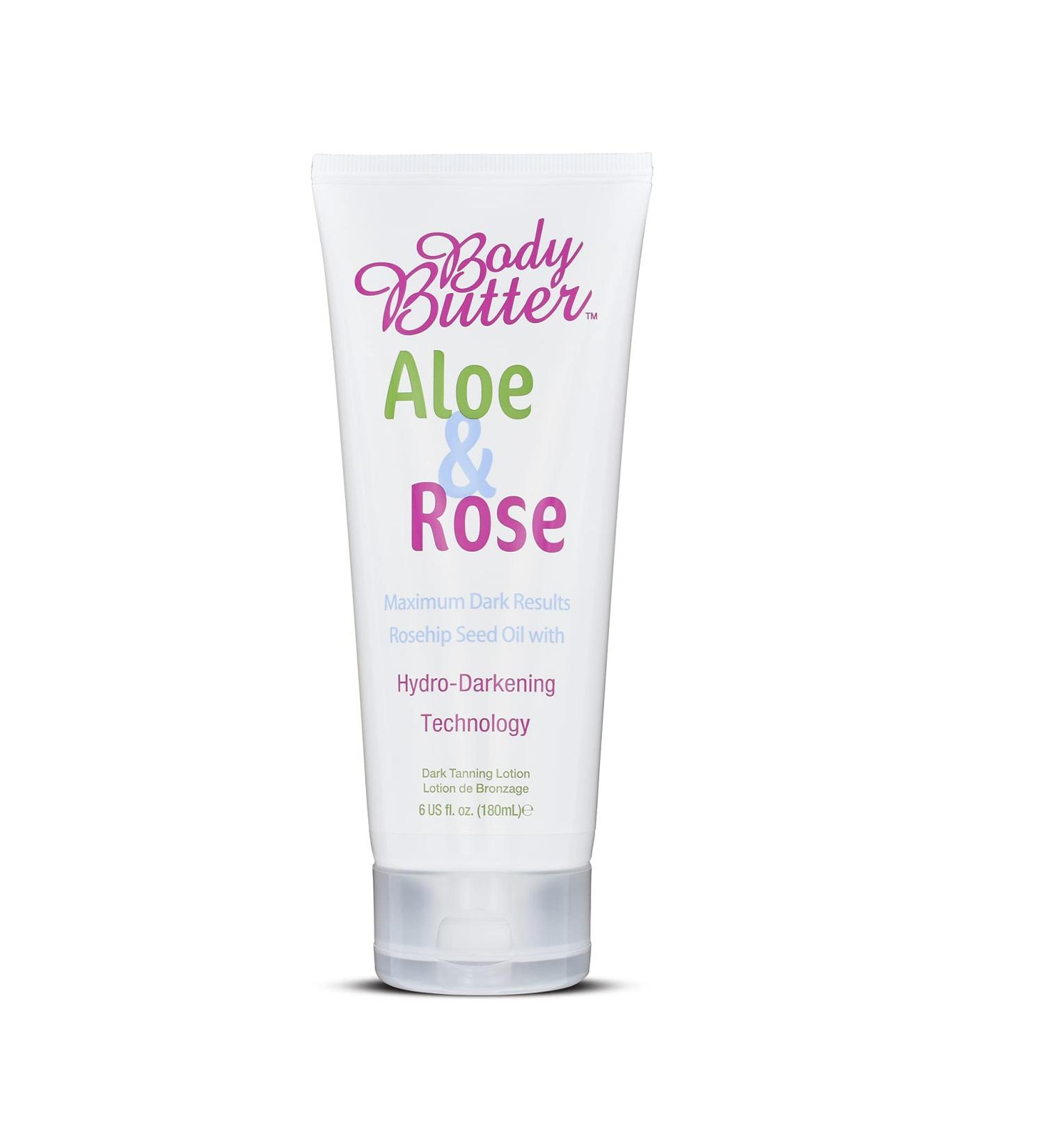 Body Butter Aloe & Rose Bottle 180ml