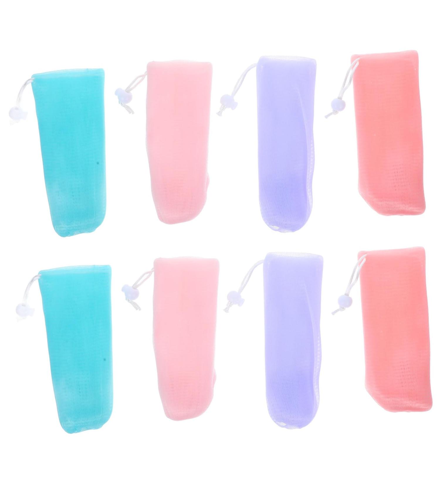 CANIGHT 8pcs Soap Foaming Net Bar Soap Loofah Pouch Convenient Soap Bag Bar Soap Pouch Soap Saver Pouch or - Buy Online on GoSupps.com