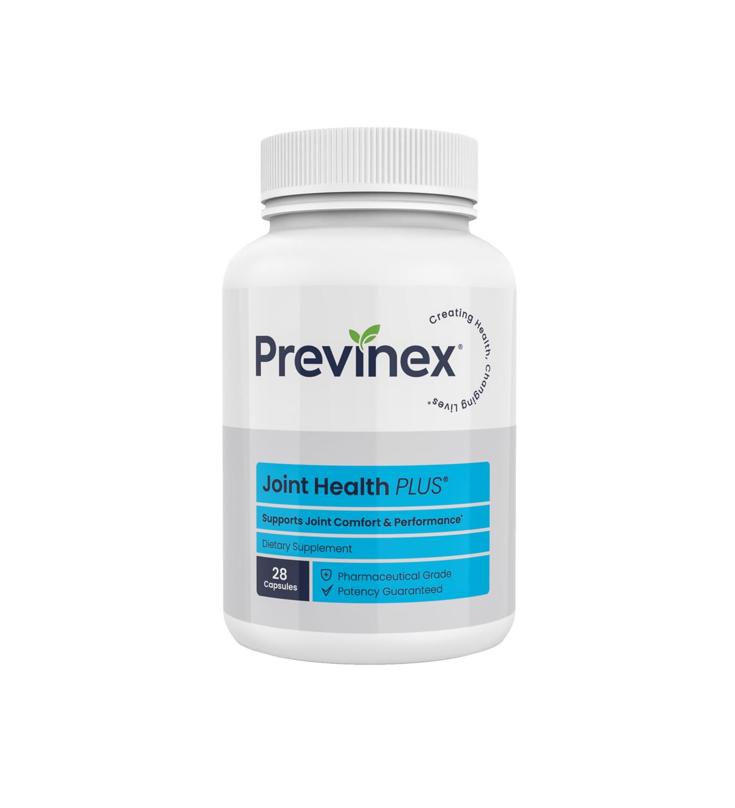 Previnex Joint Support Supplement with Natural Eggshell Membrane Glucosamine Chondroitin Collagen Hyaluronic Acid and Boswellia for Joint Health Flexibility and Mobility - 4-Week Supply - Buy Online on GoSupps.com