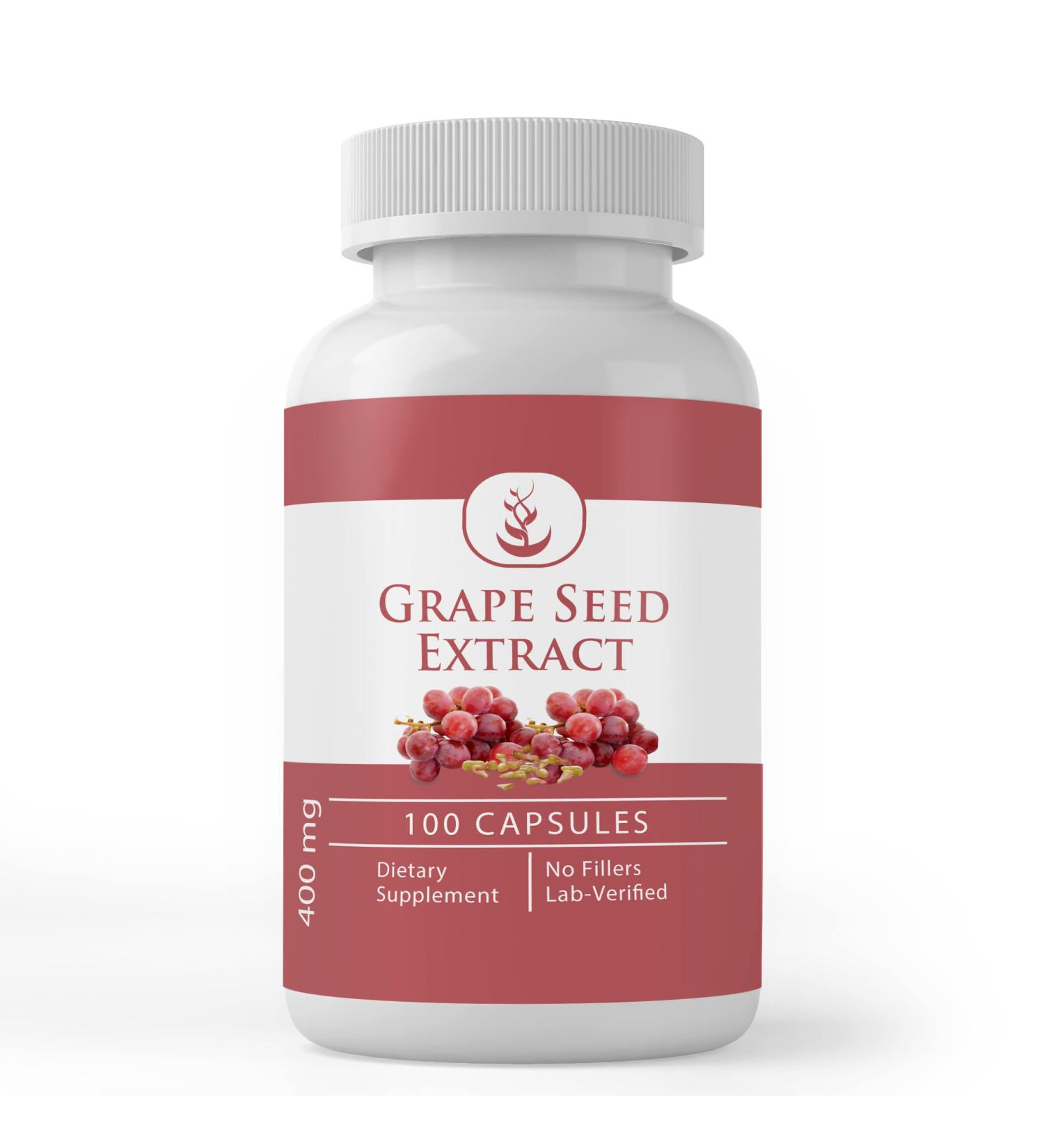 PURE ORIGINAL INGREDIENTS Grape Seed Extract Always Pure No Additives Or Fillers Lab Verified 100 Count (Pack of 1) - Buy Online on GoSupps.com