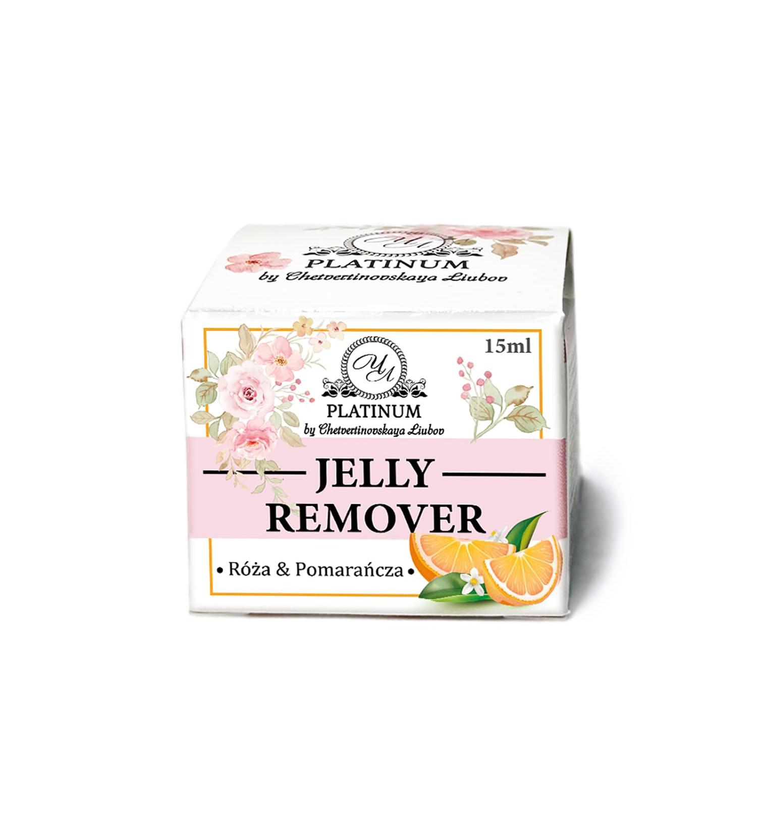 Remover for removing eyelashes Jelly (jelly) PLATINUM lavender - lemon 15 ml - Buy Online on GoSupps.com
