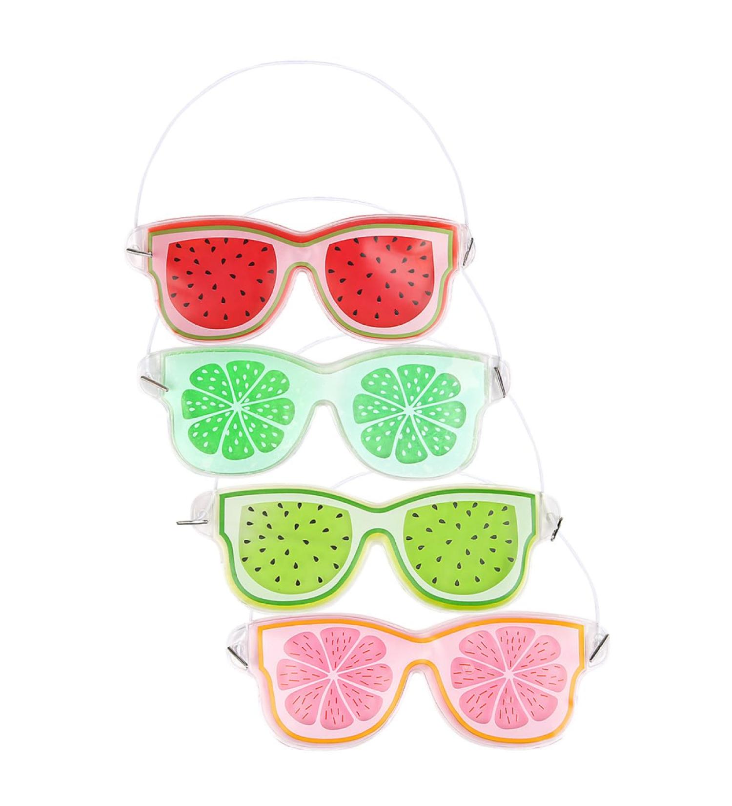 Lot de 4 Masques de Gel Glac R utilisables Fruits Compresse Froide Rafra chissante pour Yeux Fatigu s Masque Oculaire Apaisant pour Soins Visage et D tente - Buy Online on GoSupps.com