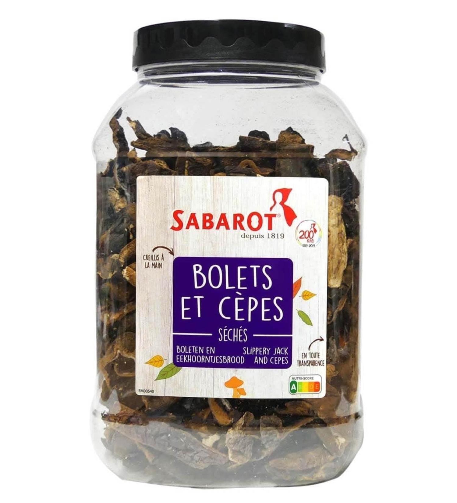  Sabarot Dried Boletus and Porcini mushrooms Pot 500g - Sabarot - Buy Online on GoSupps.com