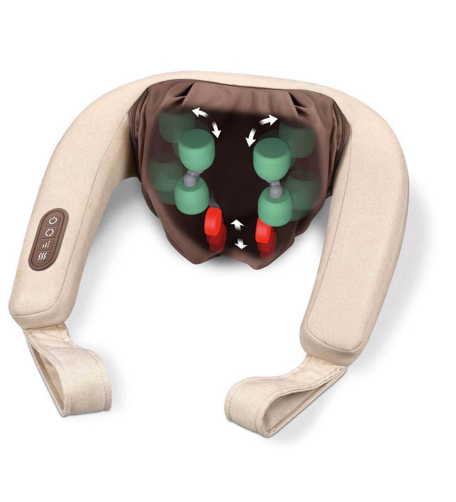 Buy Beurer MG 153 Neck Massager - Hand-Simulating Kneading Massage for Neck Shoulders & Legs with Heat Function - International Shipping Available - Buy Online on GoSupps.com