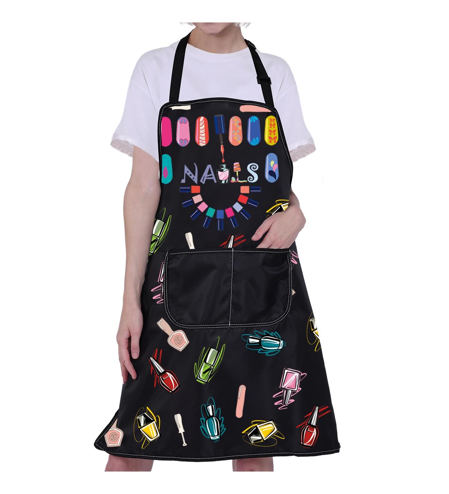 CMNIM Nail Tech Apron Nail Technician Apron for Women With Pockets Nail Tech Gift Nail Artist Gift Nail Lover Gift 231113 Nails Medium - Buy Online on GoSupps.com