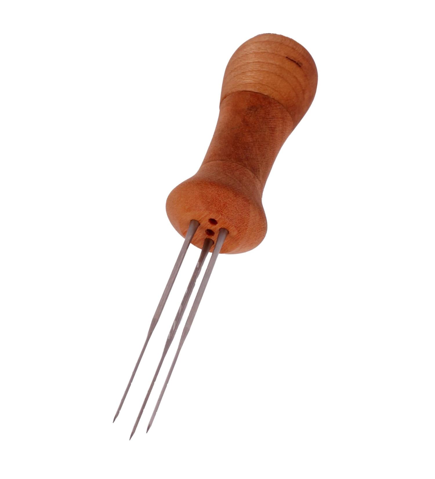 Deluxe 3 Needle Felting Tool with Compact Wood Handle - Ideal for Sculptures and Everyday Felting - Buy Online on GoSupps.com