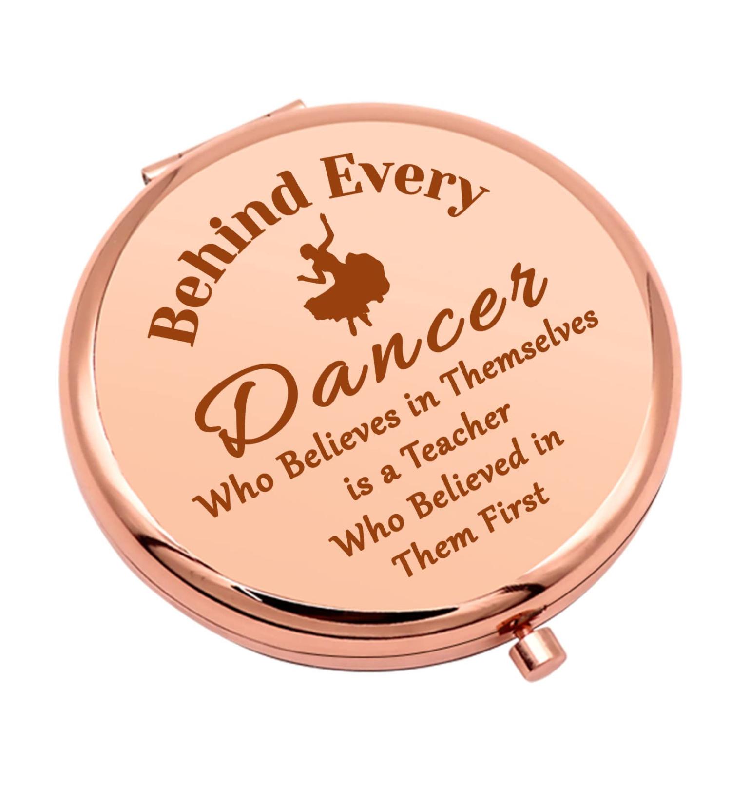 Dance Teacher Appreciation Gifts Compact Makeup Mirror for Dance Mom Dance Coach Dance Teachers Gifts for Women Thank You Gifts Folding Makeup Mirror Christmas Birthday Retirement Gifts - Buy Online on GoSupps.com