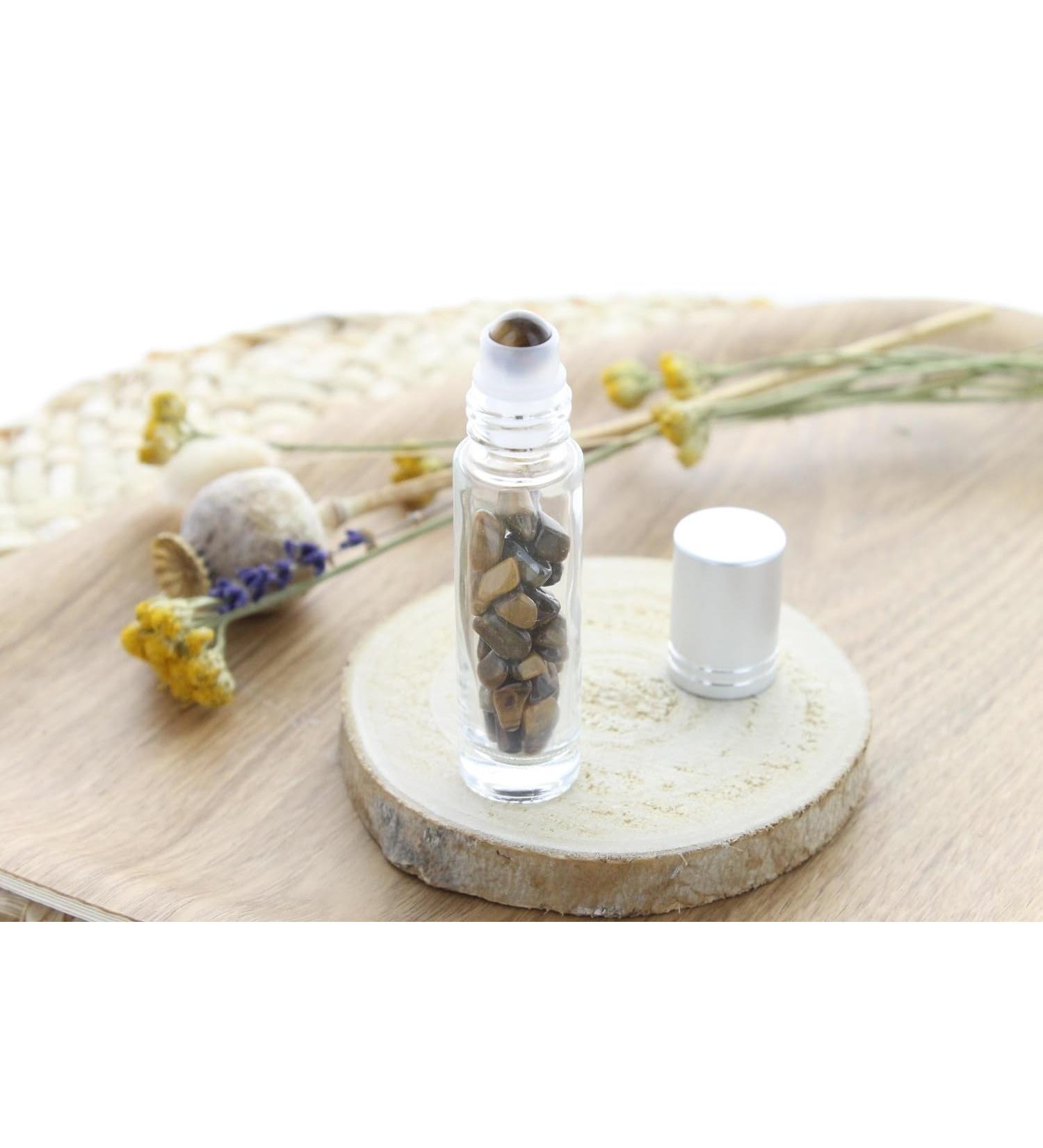 Roll-on pour Huiles Essentielles en Oeil de Tigre