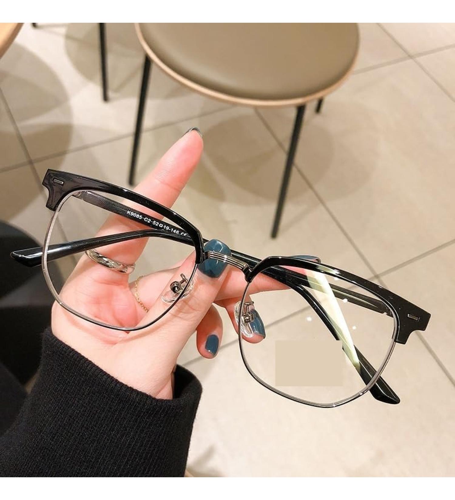 Buy Anti Blue Light Eyeglasses | Anti Glare Computer Readers for Men & Women | Lightweight Flat Mirror +0.00 - Buy Online on GoSupps.com