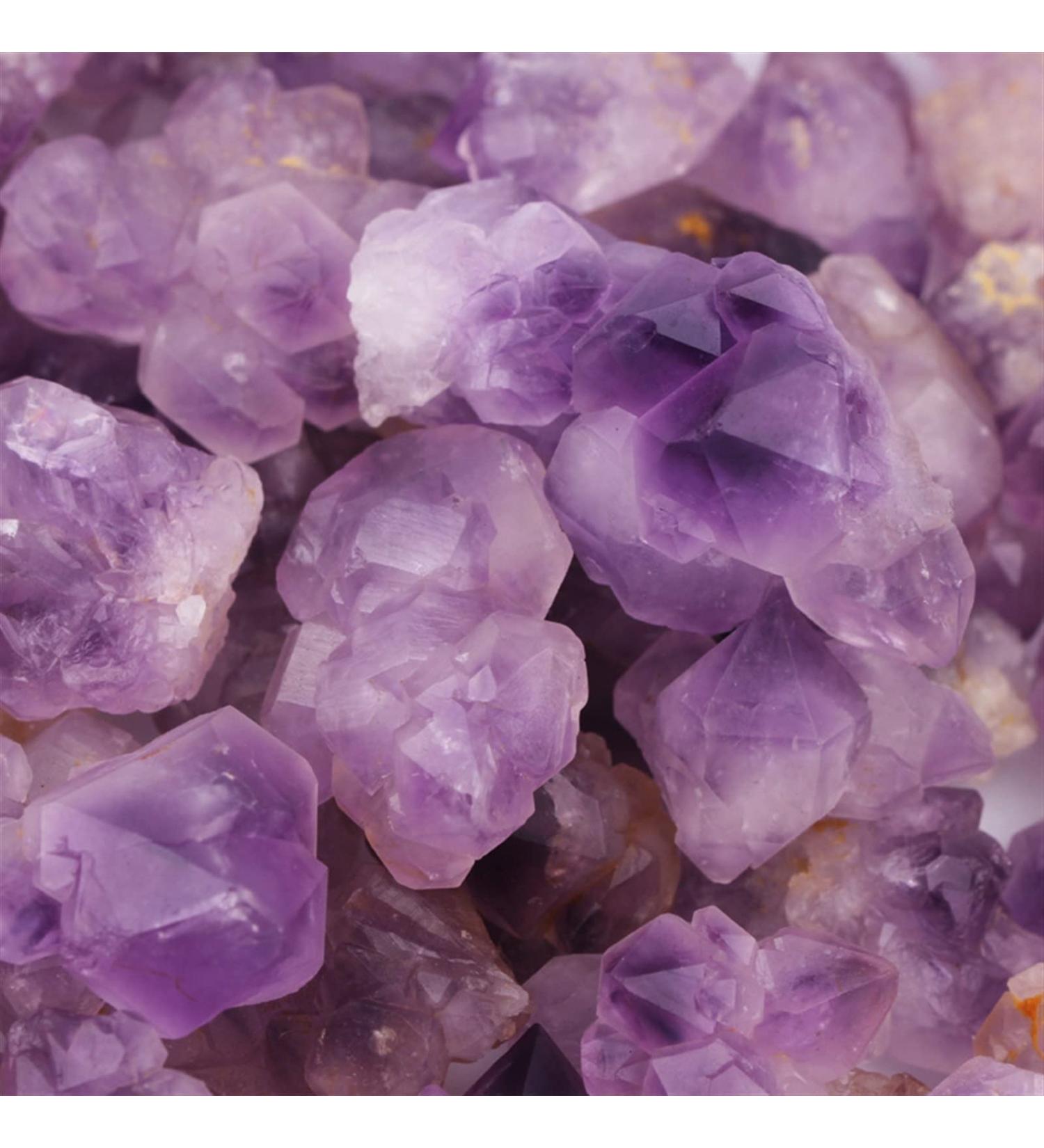 100g Bulk Lots Raw Rough Crystal Quartz Natural Rock Stone Amethyst Citrine Fluorite Specimen Garden Decor (Color : 2.5-4cm Amethyst) - Buy Online on GoSupps.com