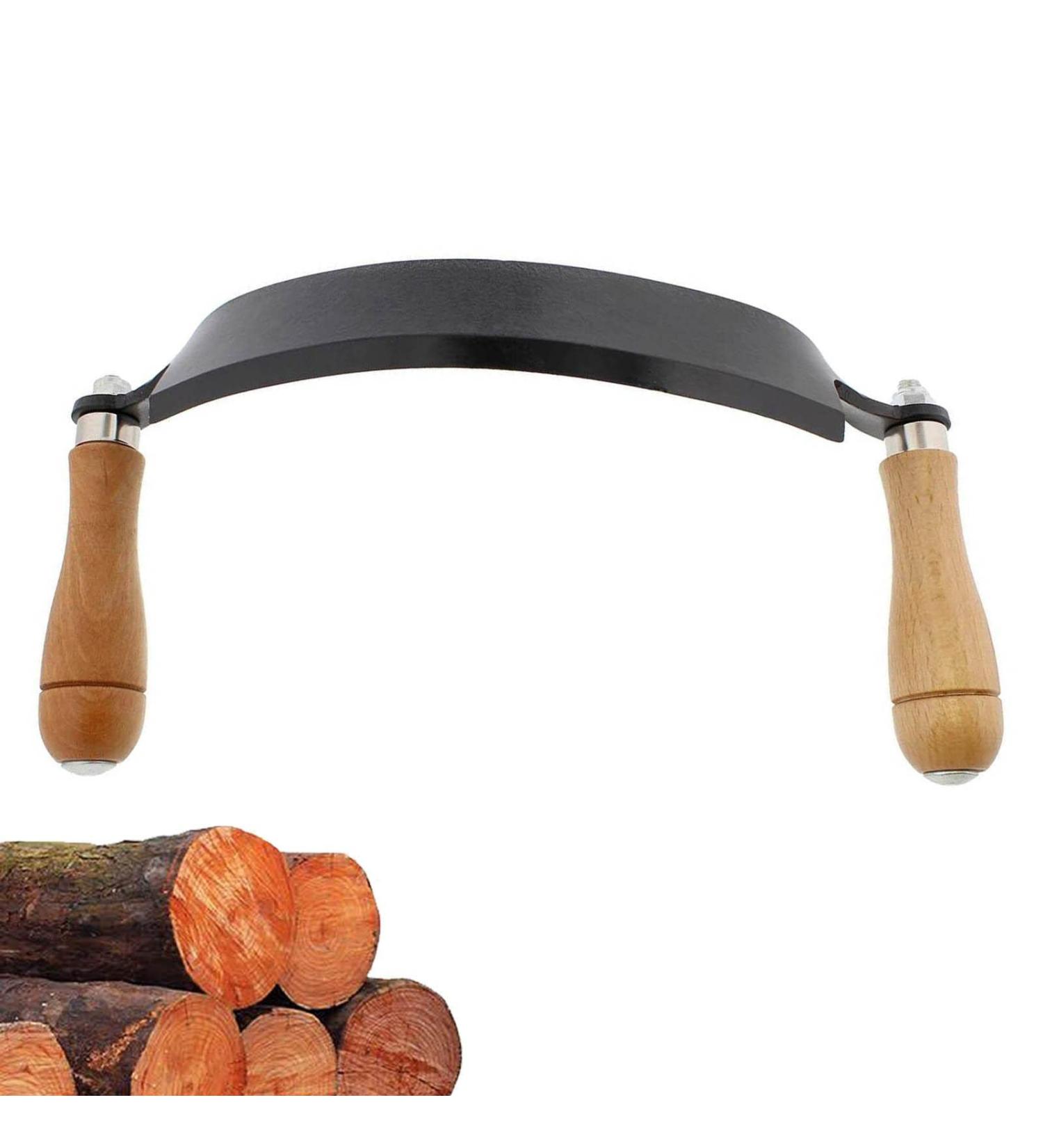 Visiblurry 8-Inch Pull-Shave Ceiling Knife - Curved Woodworking Tool with Wooden Handle for Trunks Fences and More - Perfect for International Shipping - Buy Online on GoSupps.com