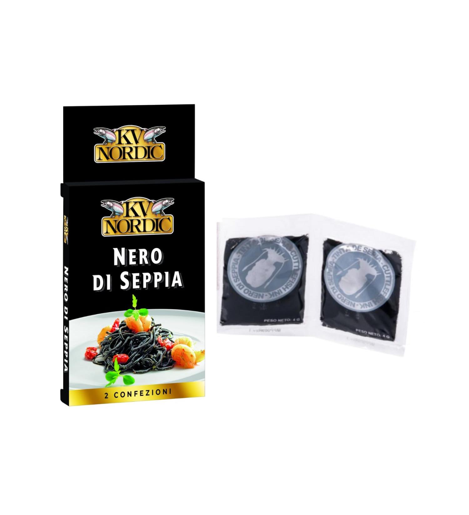 KV NORDIC Kv Nordic | Squid Ink - 8 Gr | Edible Liquid Black Sepia (2 Sachets)