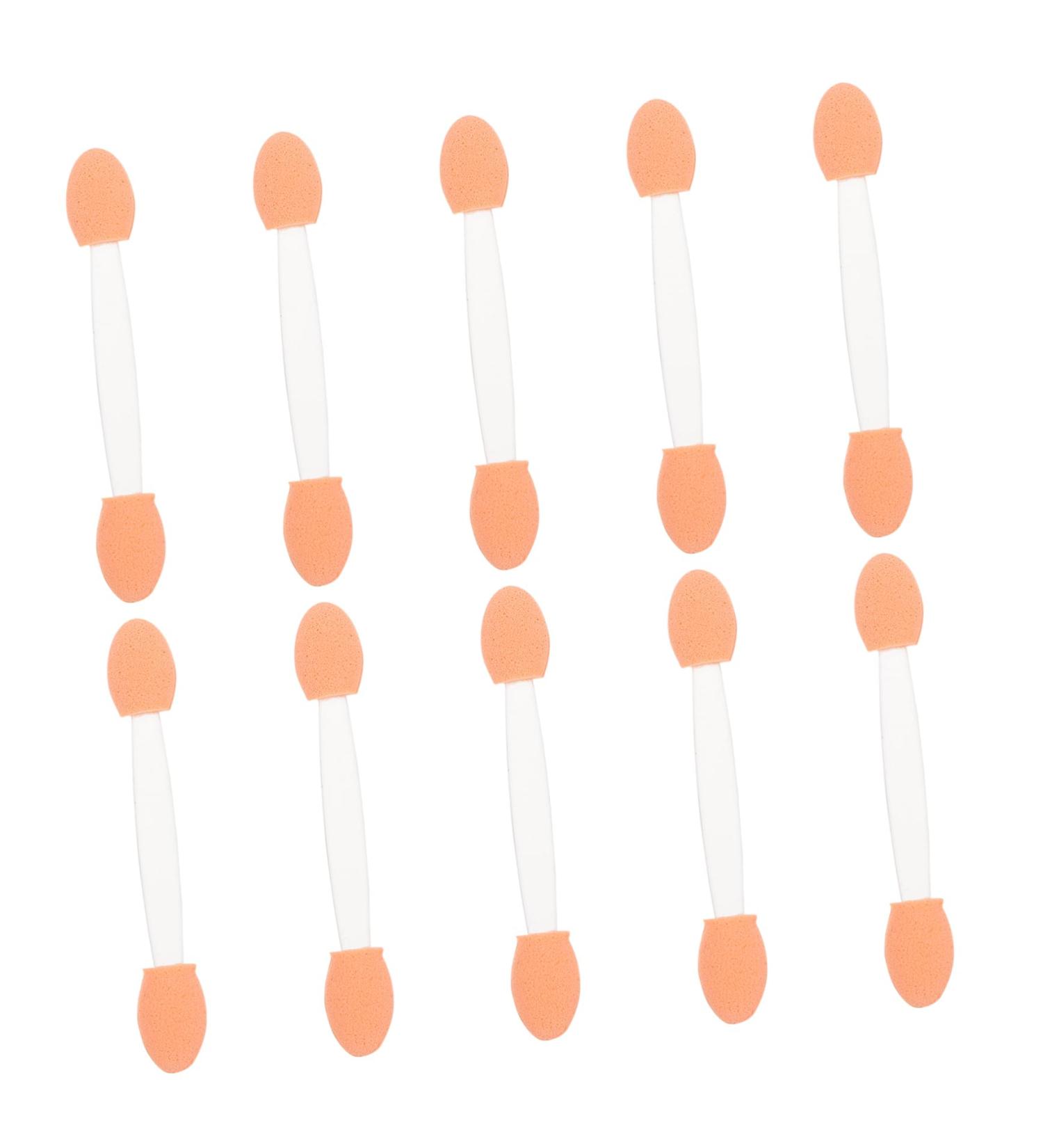 100pcs Double Ended Eyeshadow Brushes - Professional Portable Makeup Gadgets | 6.5x1.3cm | International Shipping - Buy Online on GoSupps.com