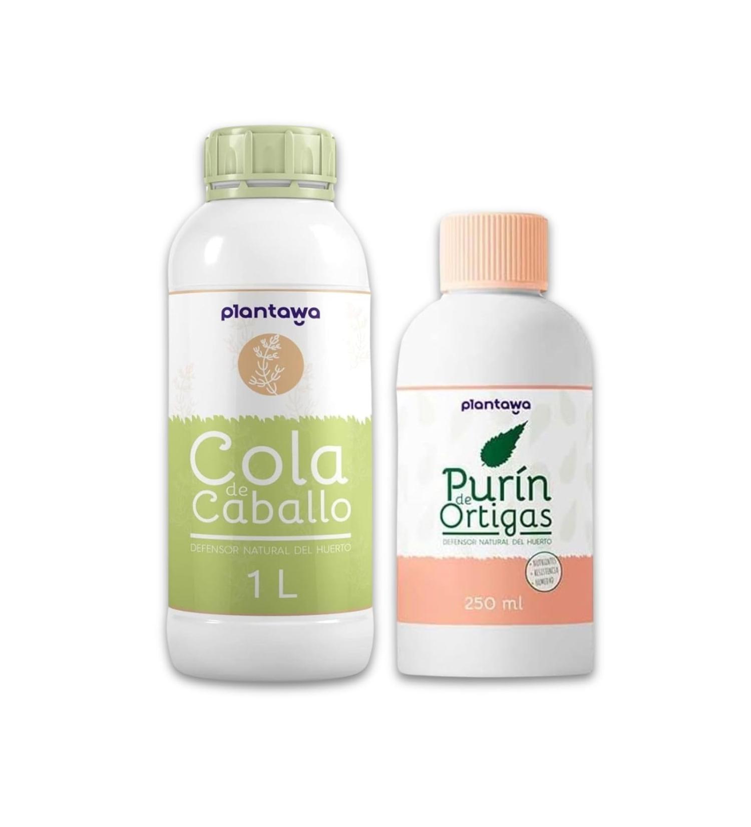 Nettle Manure 250mL and Ponytail Extract 1L - THE MOST CONCENTRATED - Provides iron and essential nutrients - Improves the natural defenses of plants - Produced by decoction and