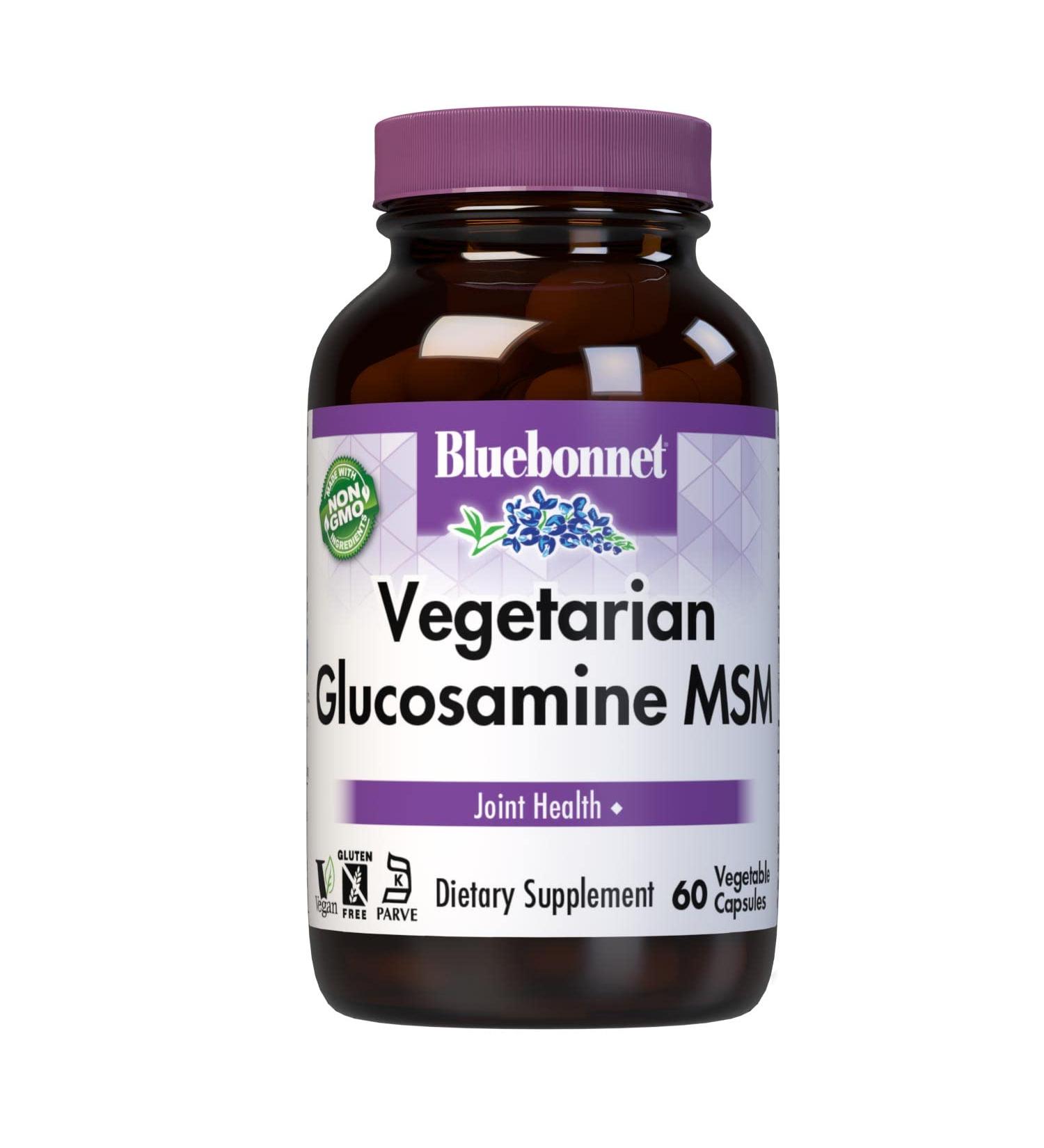 BlueBonnet Vegetarian Glucosamine Plus MSM Supplement - 60 Count (743715011137) - Buy Online on GoSupps.com