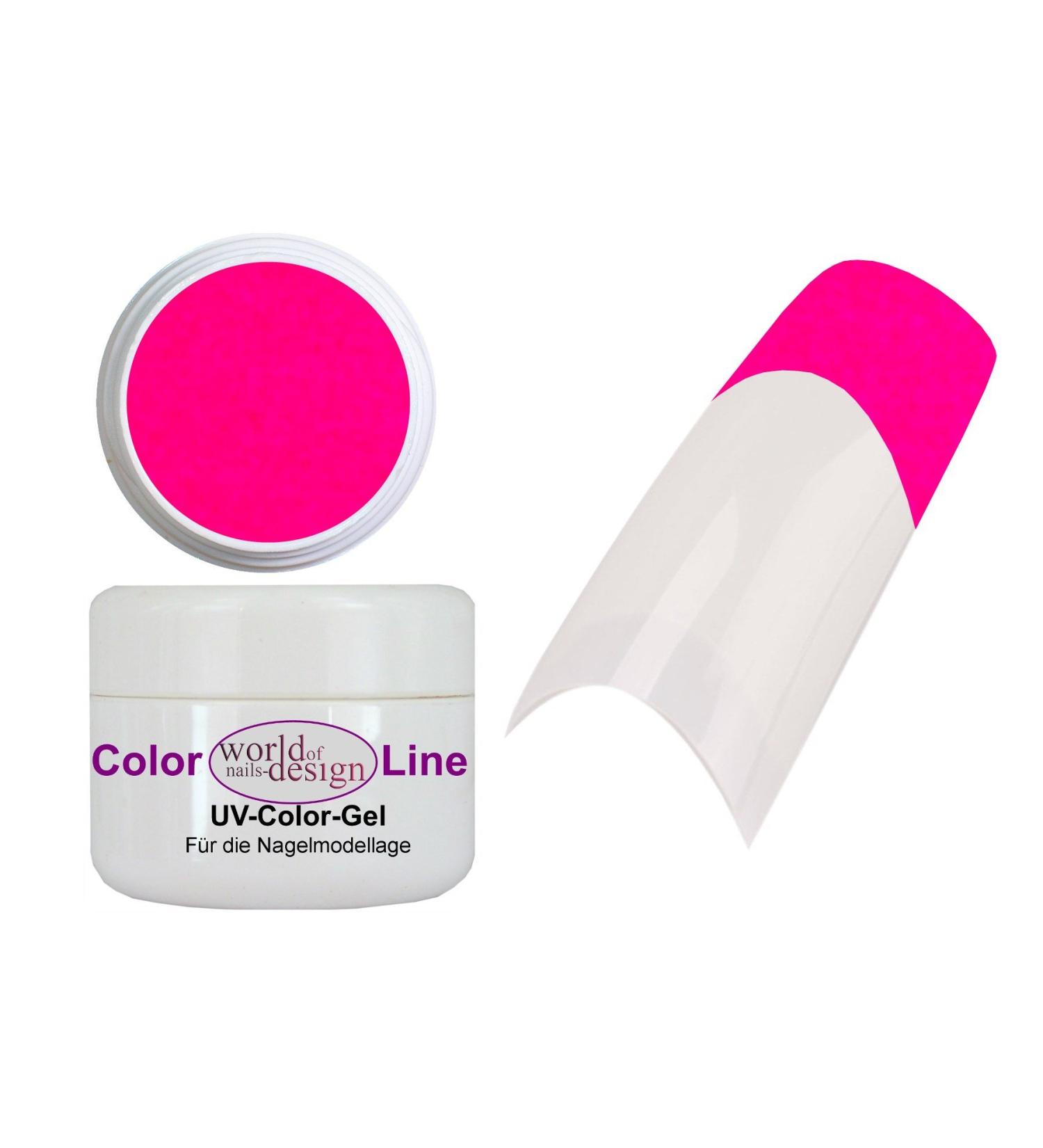 Premium color gel UV gel neon pink 5ml