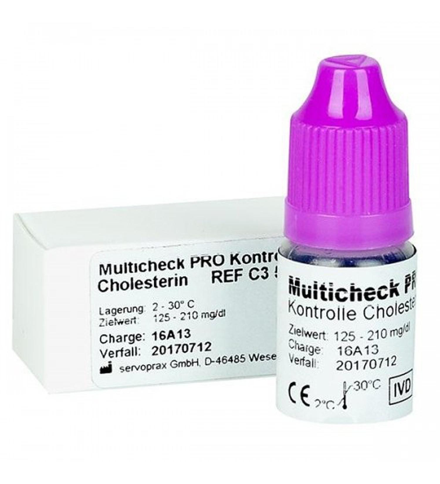 Multichek Pro Control Solution 525 Lifetouch Cholesterol 3.75 mL