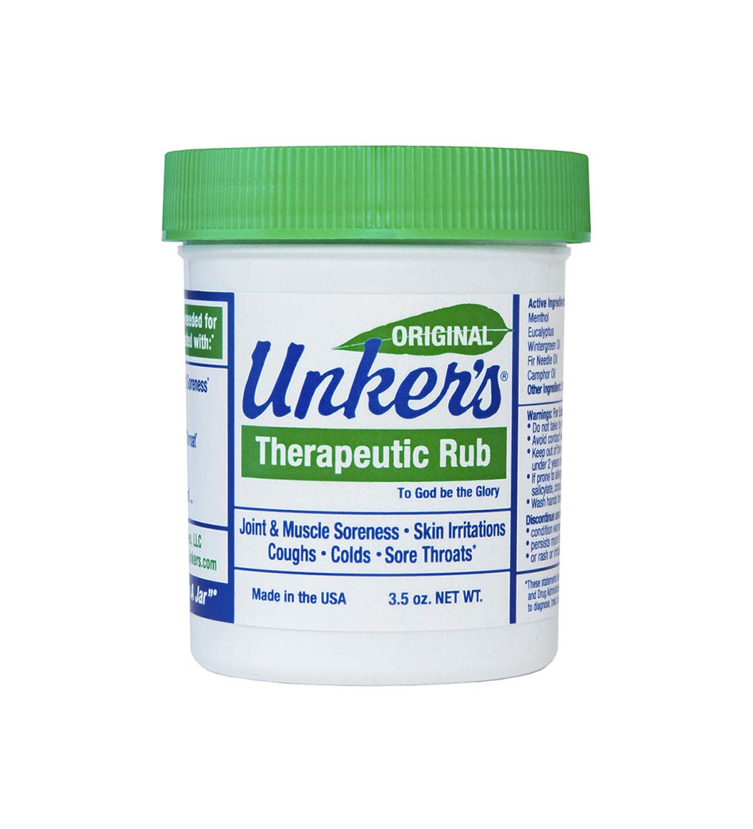 Unker's Multi Purpose Therapeutic Salve - 3.5 oz | All-Natural Pain Relief - Buy Online on GoSupps.com