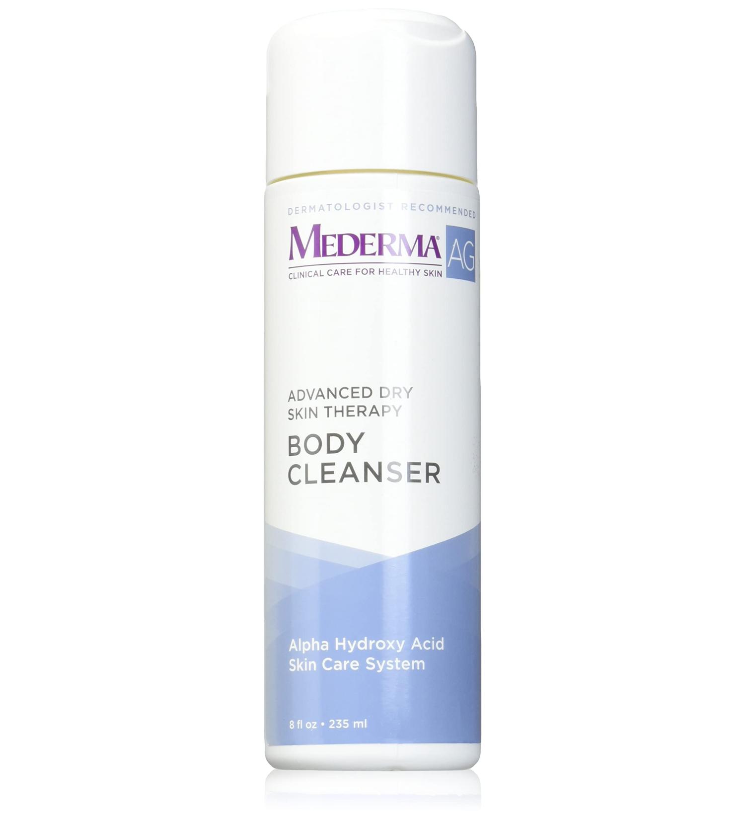 Mederma AG Body Cleanser 8 Ounce - Exfoliating Body Wash for Smoother Skin - Buy Online on GoSupps.com