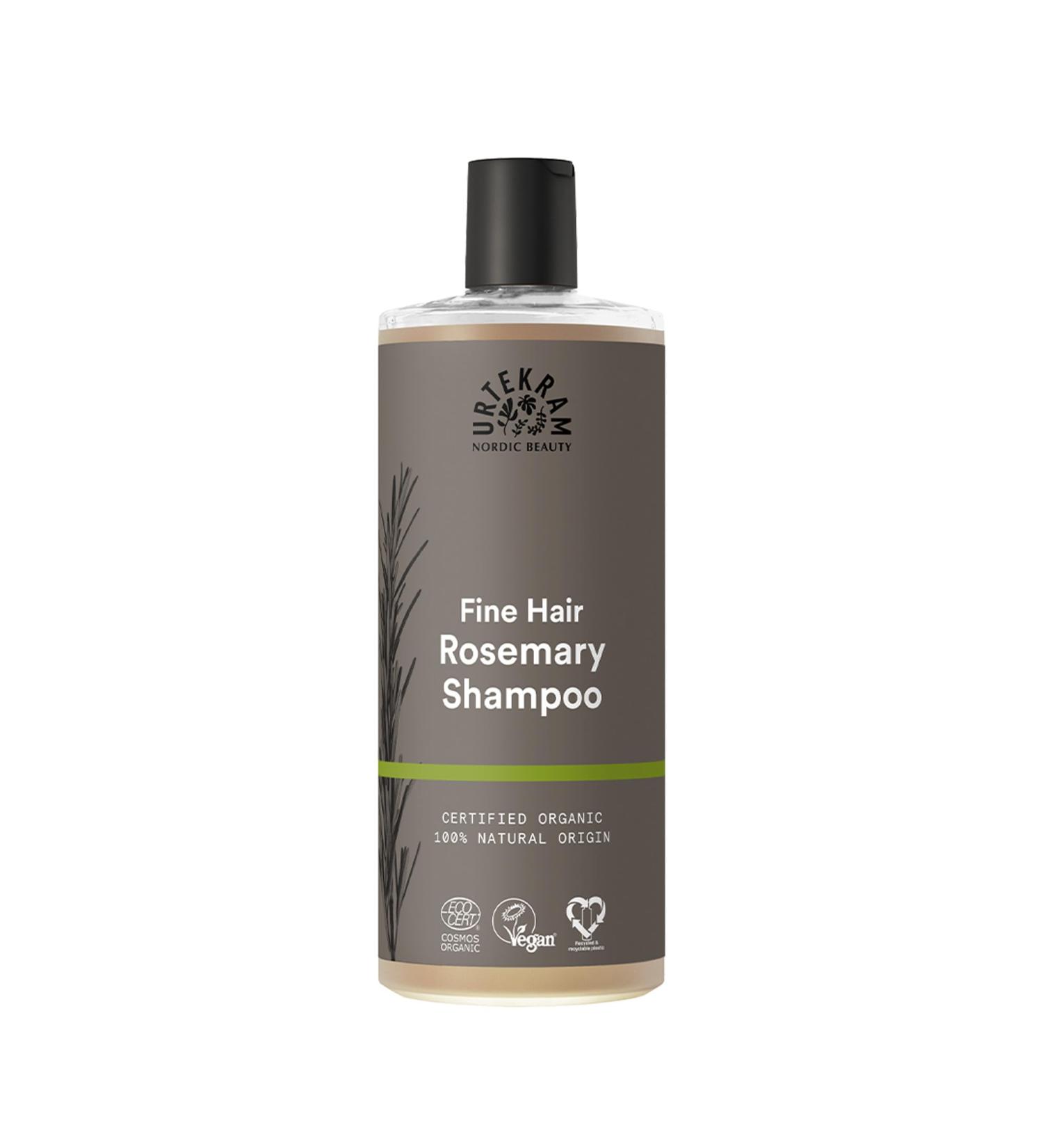 Urtekram ECOCERT Rosemary Shampoo 500ml - Organic Shampoo for Fine Hair | International Shipping Available - Buy Online on GoSupps.com