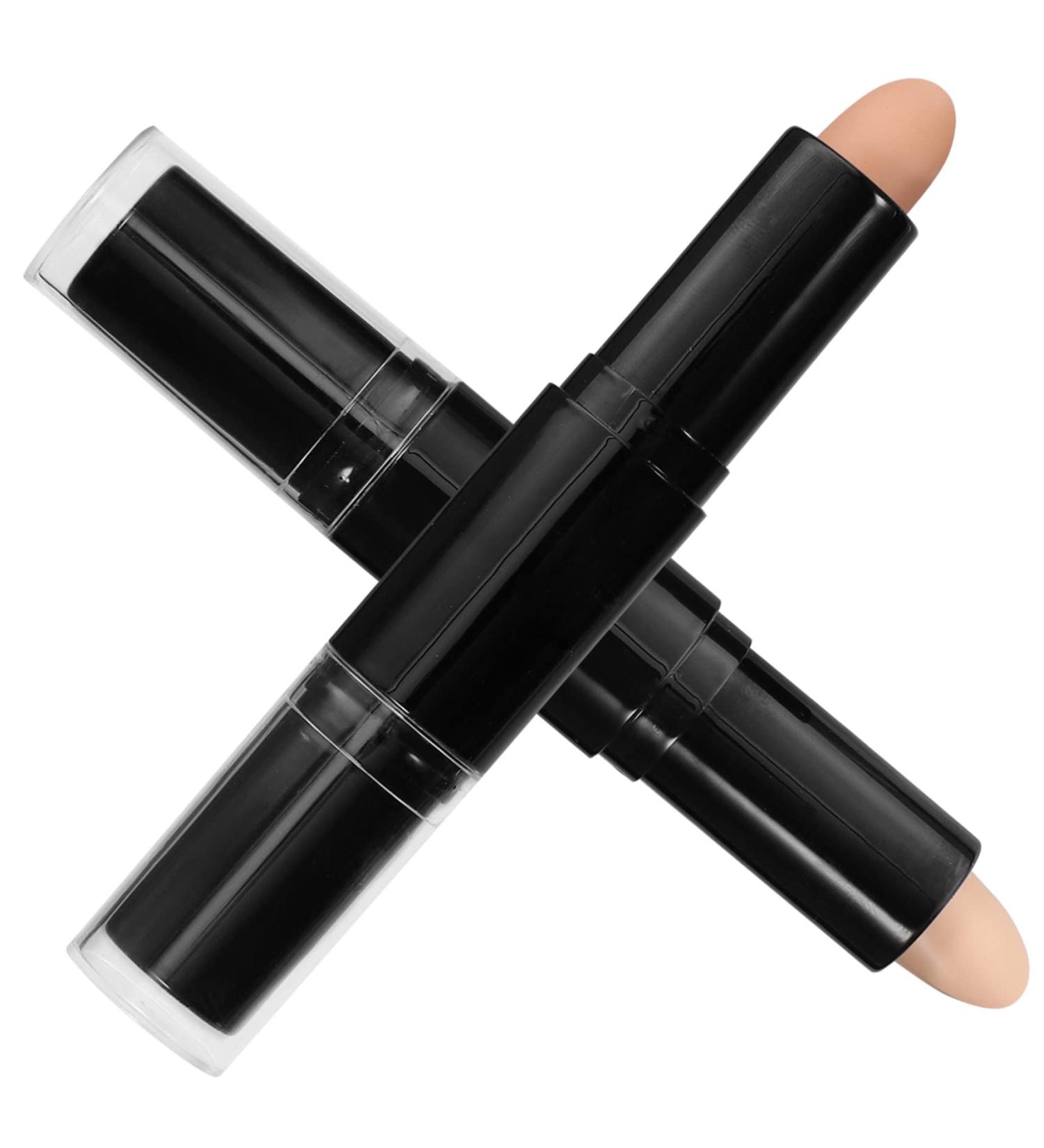 SKISUNO 2pcs Contour Stick Women Makeup Supplies Highlighter Concealer Pen Three-dimensional Miss Plastic - Buy Online on GoSupps.com