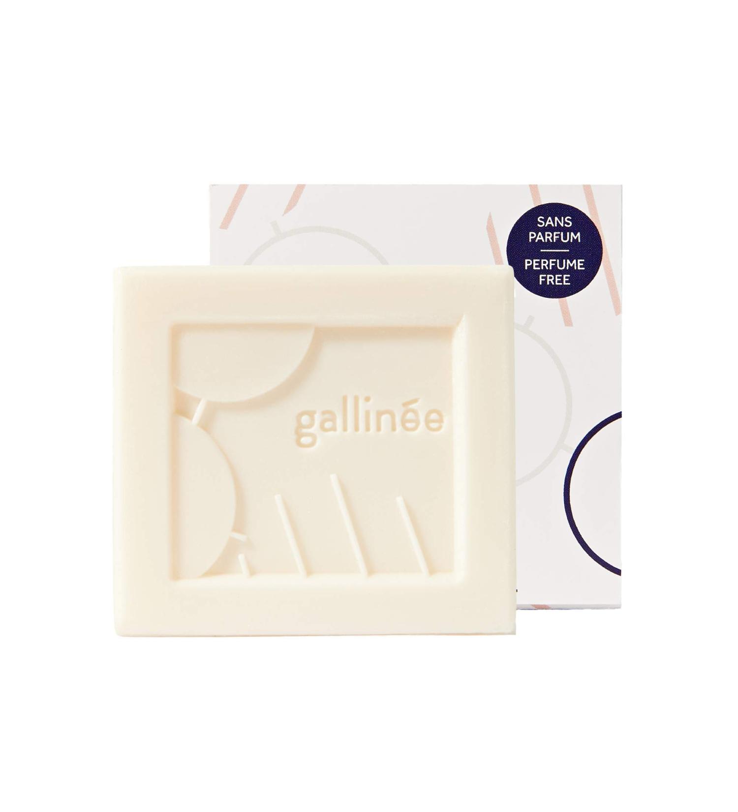 Galline Perfume-Free Cleansing Bar 100g - Ultra Soft Natural Bar for Sensitive/Intimate Areas with Prebiotics and Lactic Acid - Buy Online on GoSupps.com