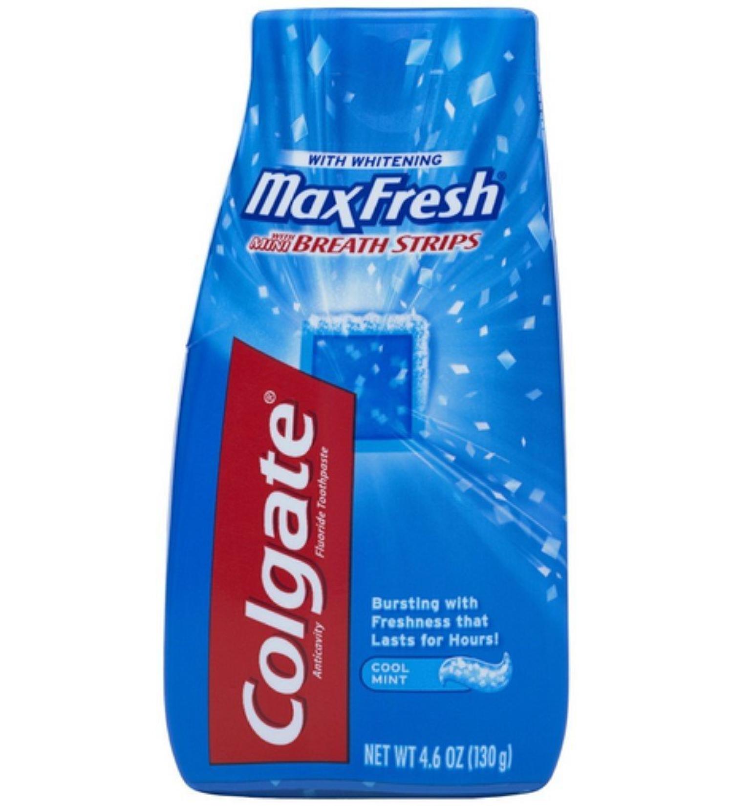 Colgate Cool MNT Liq Bttl Size 4.6z Colgate Cool Mint Liquid Toothpaste