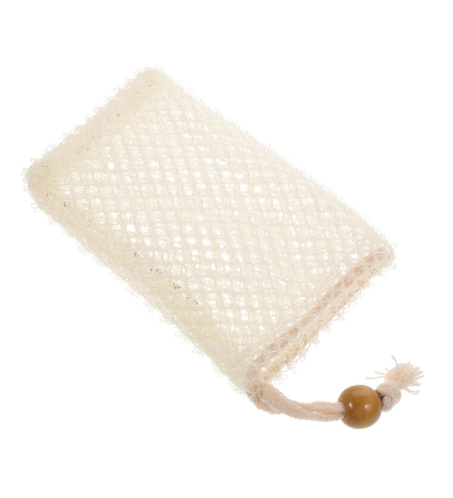 Healeved 3pcs Soap Bath Bag Sack Exfoliator Bubble Foam Net Bar Soap Pouch Sponge Exfoliating Soaps Nylon - Buy Online on GoSupps.com