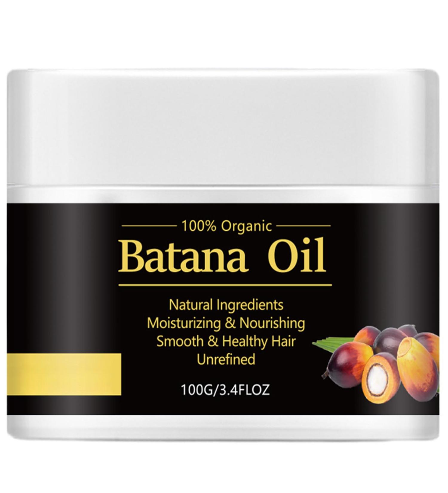 100% Natural Batana Oil for Hair Growth - Batana oil Organic - Scalp and Hair Oil - Repairs Damaged Hair & Skin - Reduces Hair Loss - Eliminates Split Ends for Men & Women - 3.4oz/100ml - Buy Online on GoSupps.com