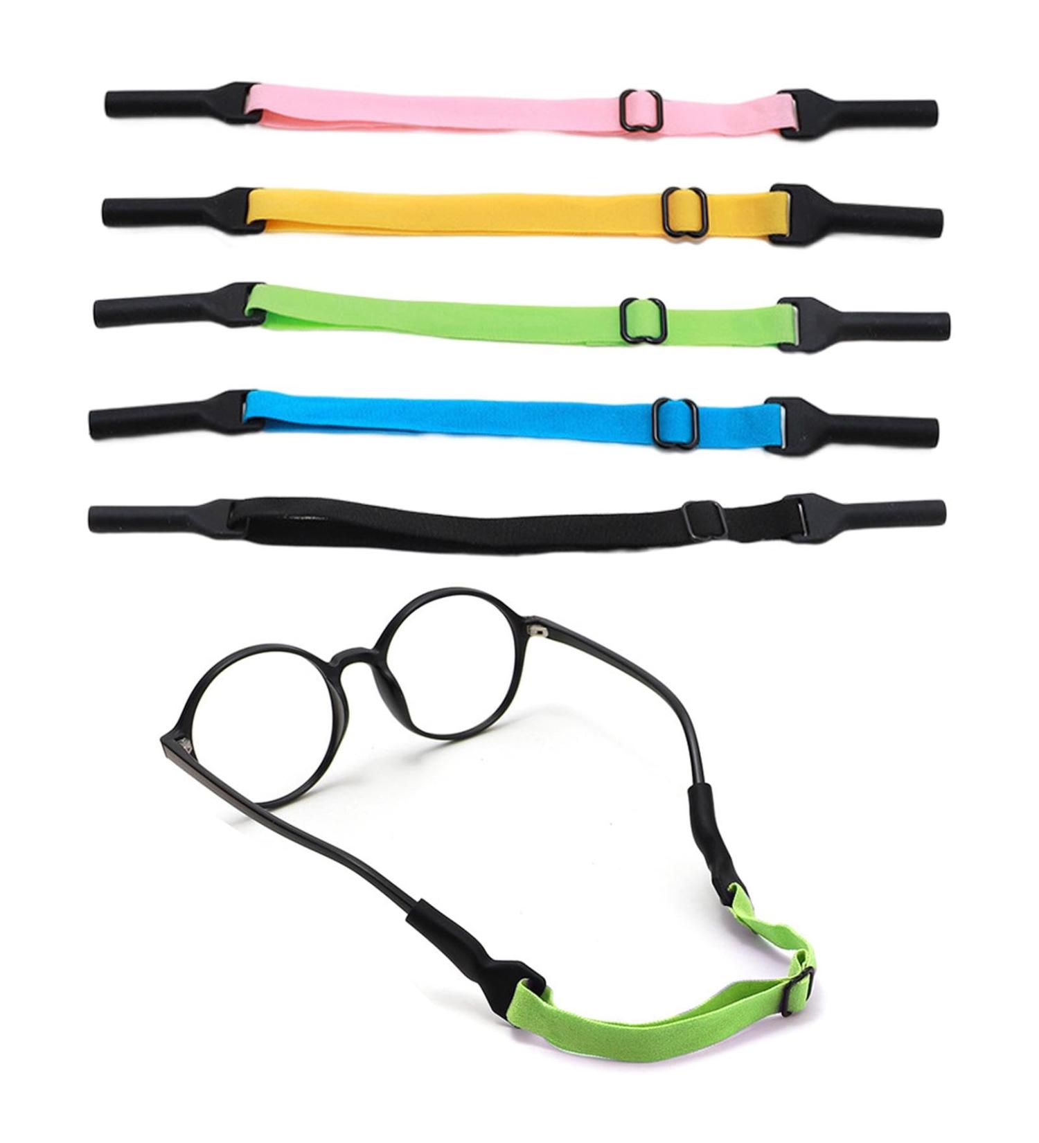 Divono 5pcs Adjustable Sports Glasses Strap - Non-Slip & Tail-Free for Sunglasses & Reading Glasses - Buy Online on GoSupps.com