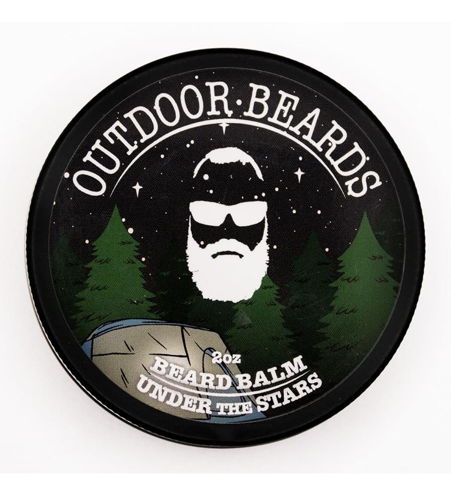 Beard Balm 2 oz | Nourishing Beard Conditioner for Men | Essential Moisturizer for Short & Long Beards | Healthy Hair & Skin - Under the Stars - Buy Online on GoSupps.com