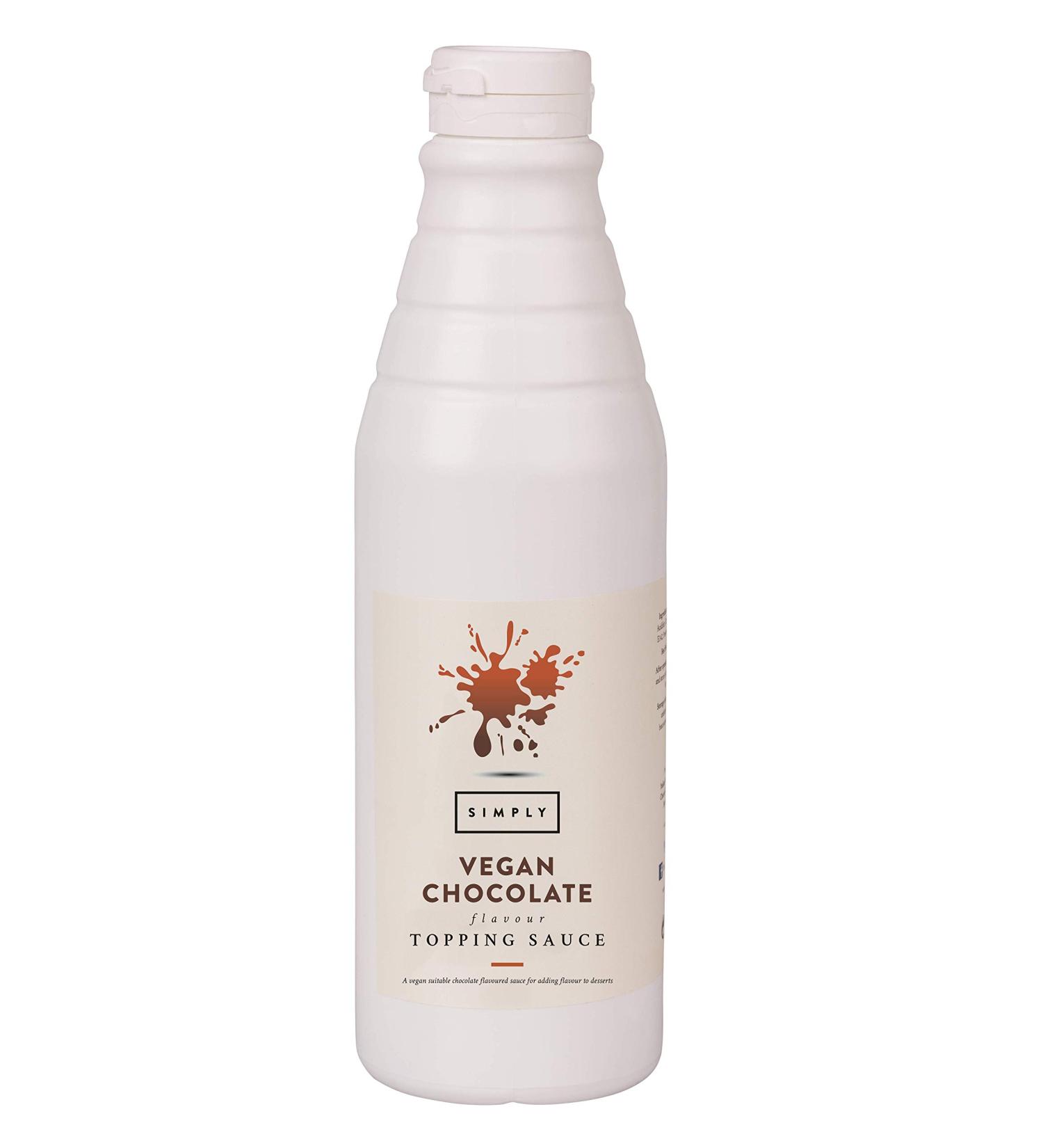 Vegan Chocolate Topping Sauce - Dairy Free Dessert Sauce for Ice Cream, Waffles, Pancakes, Coffee & Milkshakes - 1kg (Pack of 1) - Buy Online on GoSupps.com