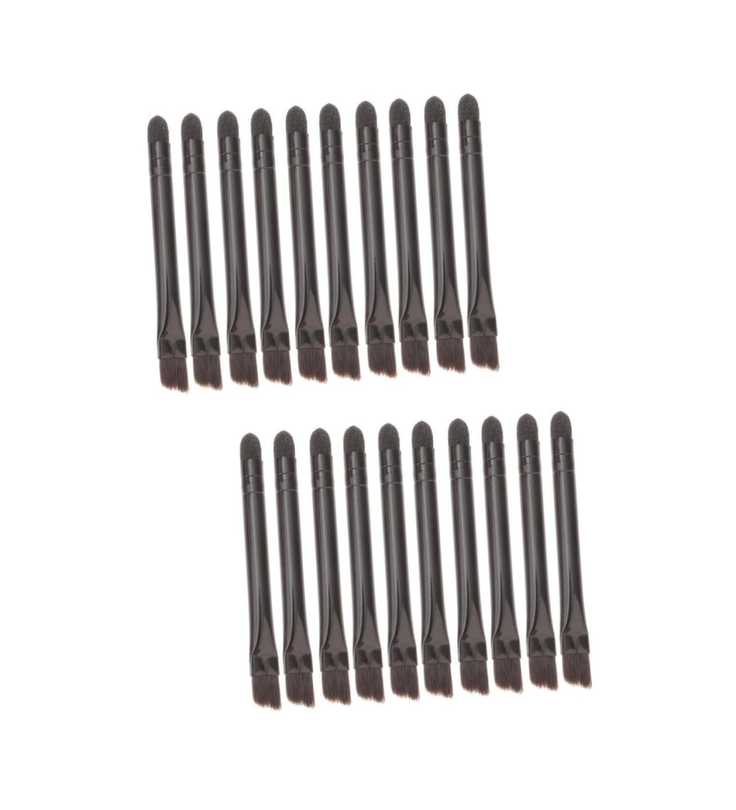 NOLITOY 20 Pcs Eye Shadow Brush Makeup Brush Makeup Applicators Women Eyeshadow Brush Miss Eyebrow Brush 5.8X0.7X0.5CMx2pcs Blackx2pcs - Buy Online on GoSupps.com