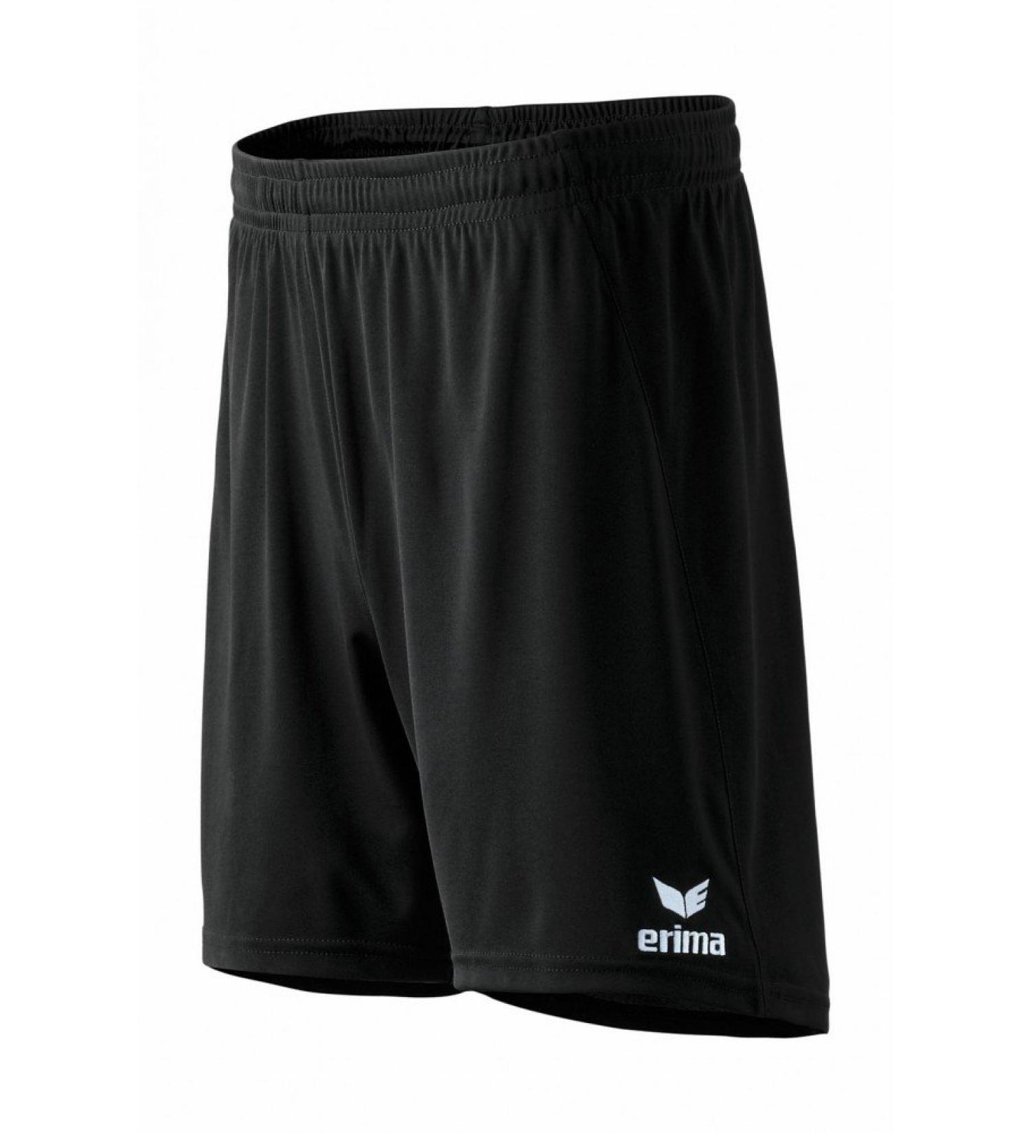 Erima Children's Rio 2.0 Shorts with Inner Briefs - Black Elastic Polyester - Size 128 | International Shipping Available - Buy Online on GoSupps.com