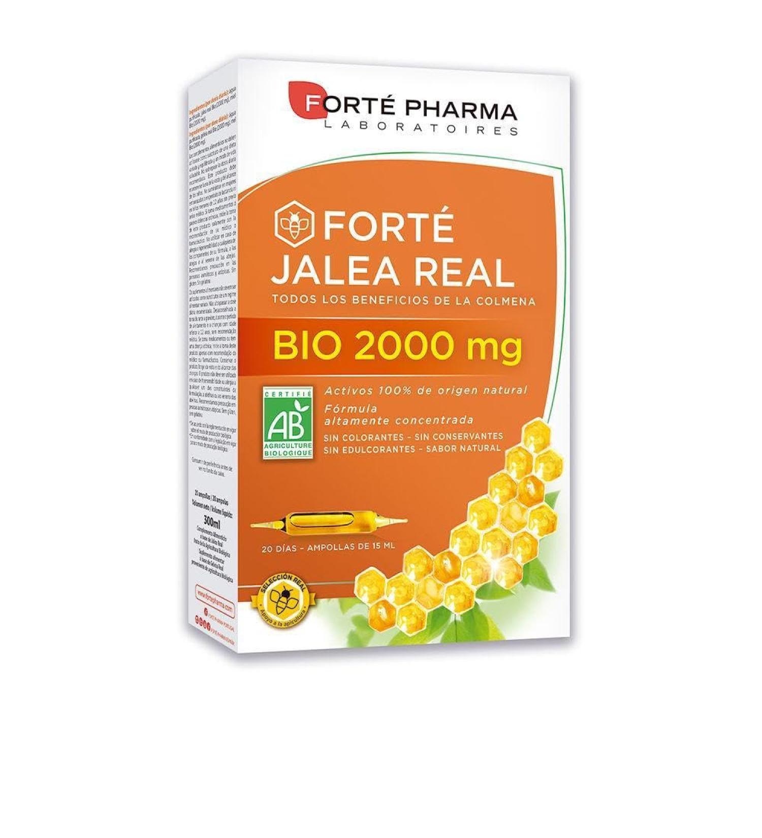 Forte Pharma Fort Pharma Iberica Organic Royal Jelly - 20 Ampoules