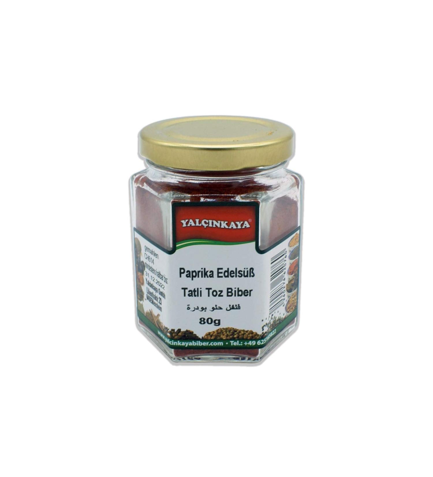 Yal inkaya Paprika Powder Noble Sweet 80g - Premium Sweet Paprika Spice Jar for International Shipping - Buy Online on GoSupps.com