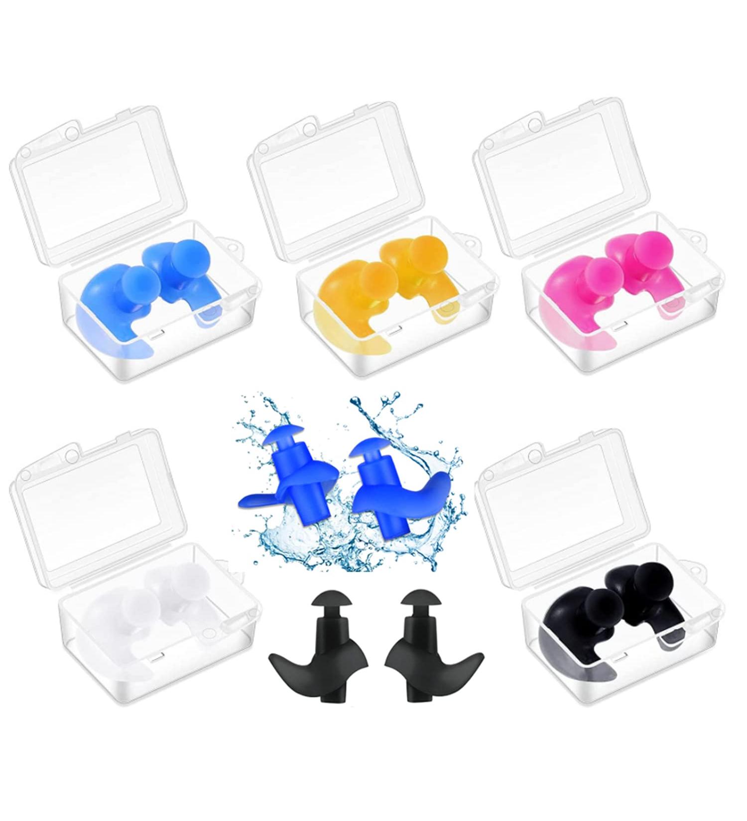 Binblin 10 Pairs of Swimming Earplugs | Floating & Diving Earplugs for Kids & Adults - Buy Online on GoSupps.com
