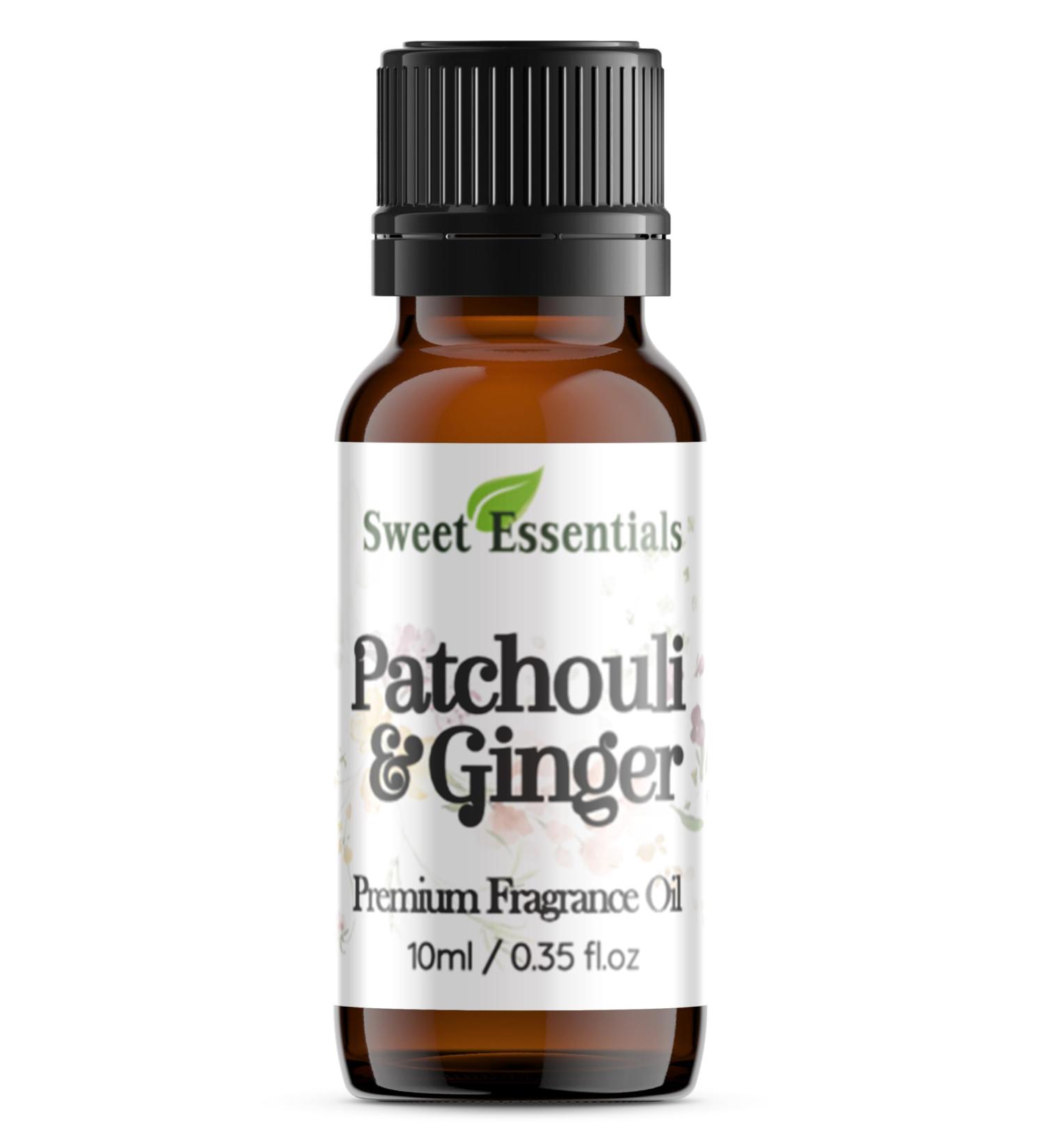 Patchouli & Ginger 10ml (0.35fl oz) Premium Fragrance Oil Aromatherapy Diffuser Crafts Soap Home Scents Bath & Body DIY Parfum and Much More. Versatile & Long-Lasting by Sweet Essentials - Buy Online on GoSupps.com