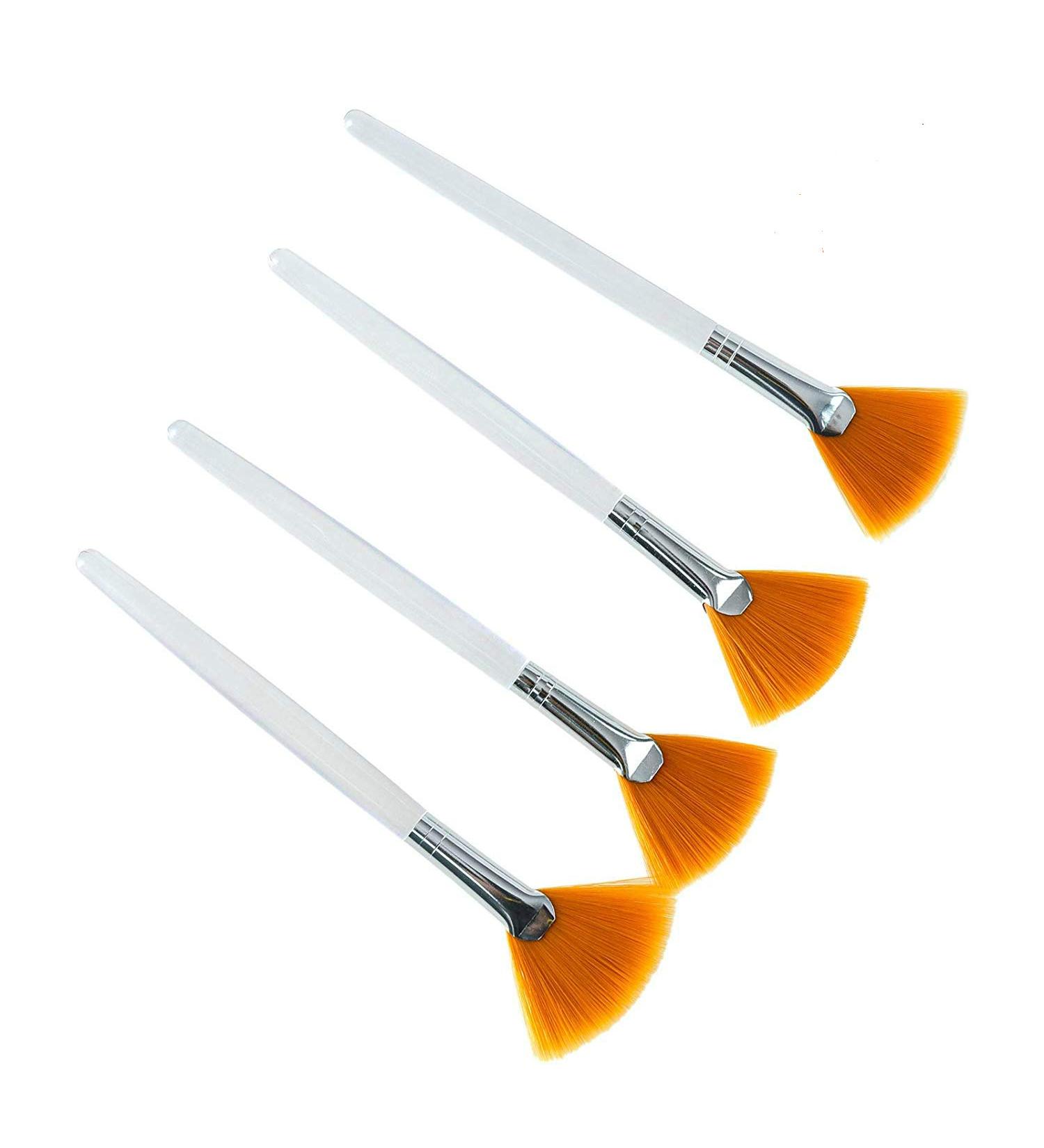 FCIQVEN 4 Pcs Facial Brushes - Soft Makeup Brushes for Peel Mask Application - Buy Online on GoSupps.com