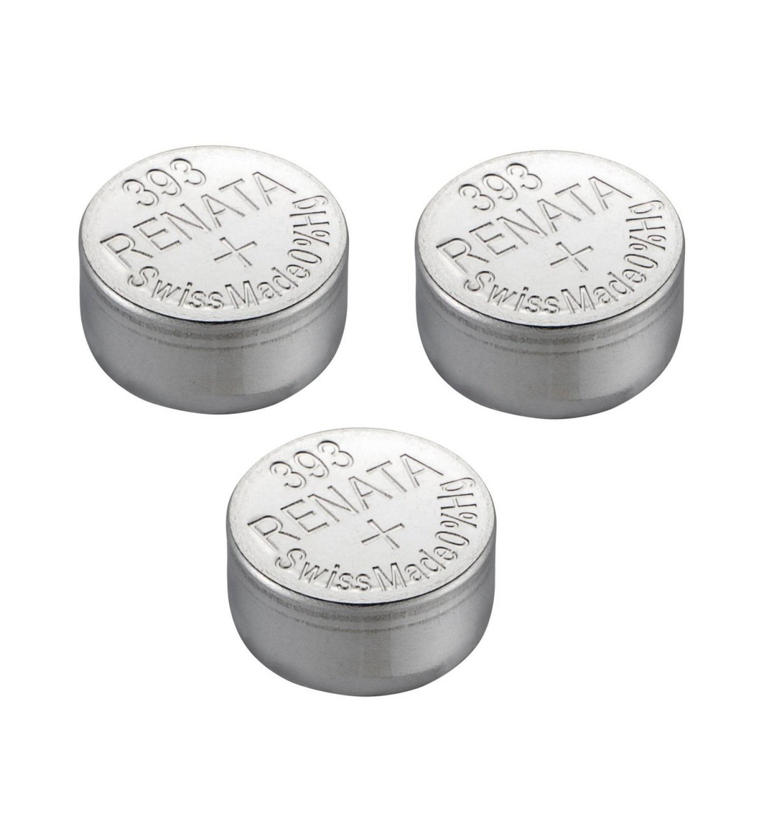 Renata Batteries 393/SR754SW 1.5V Watch Battery (Pack of 3)