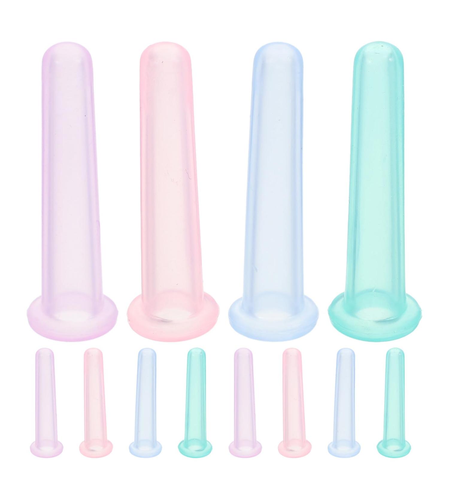 GALPADA 12pcs Facial Cupping Set: Silicone Face Cupping Therapy Cups - Skin Tightening Massage Cups for Wrinkles Cellulite and Skin Care - Ideal for Face Neck and Eye Area - Buy Online on GoSupps.com