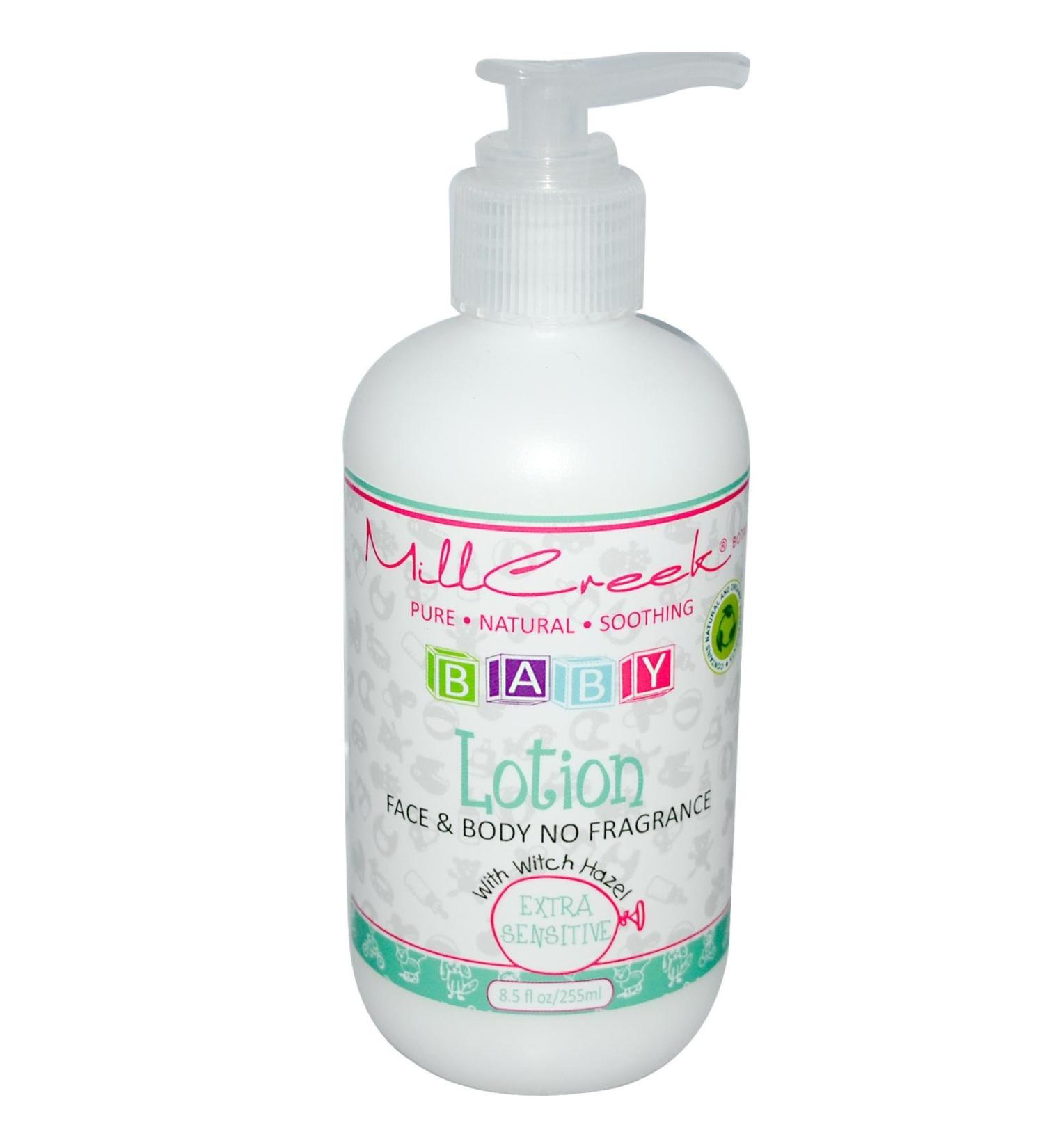 Mill Creek Baby Lotion with Witch Hazel Fragrance free - 8.5 fl. oz./ 255 ml
