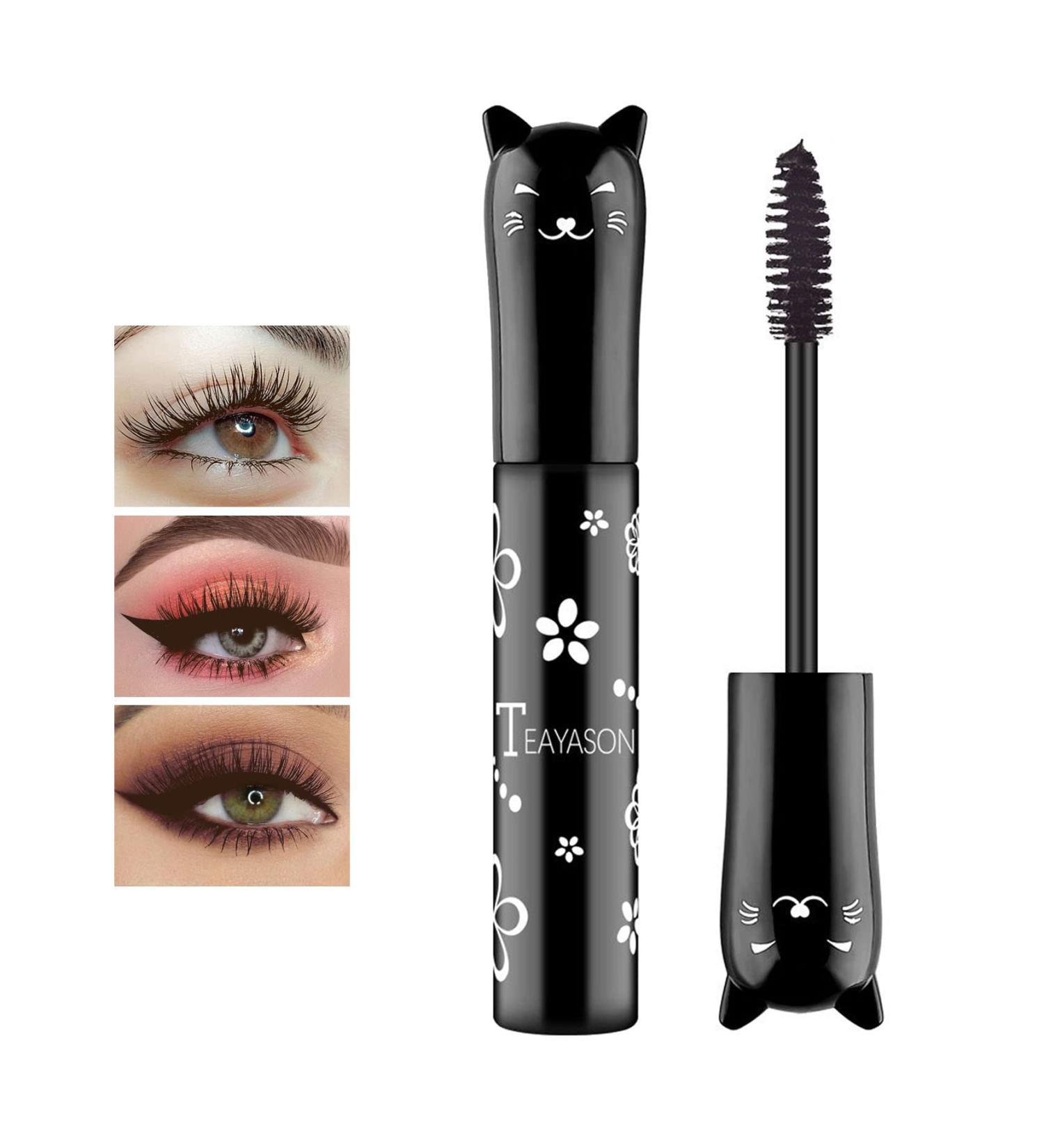 Black Mascara Colored Mascara Waterproof Long Lasting Volumizing Thick Lengthening Curling Defining Charming Mascara Makeup Gift for Women Girls - Buy Online on GoSupps.com
