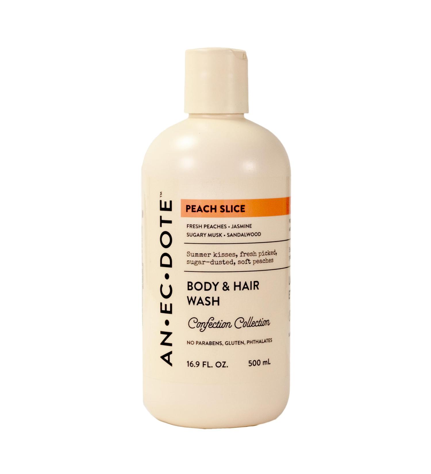 Anecdote Peach Slice Body and Hair Wash 16.9 FL OZ 16.9 Fl Oz (Pack of 1) - Buy Online on GoSupps.com