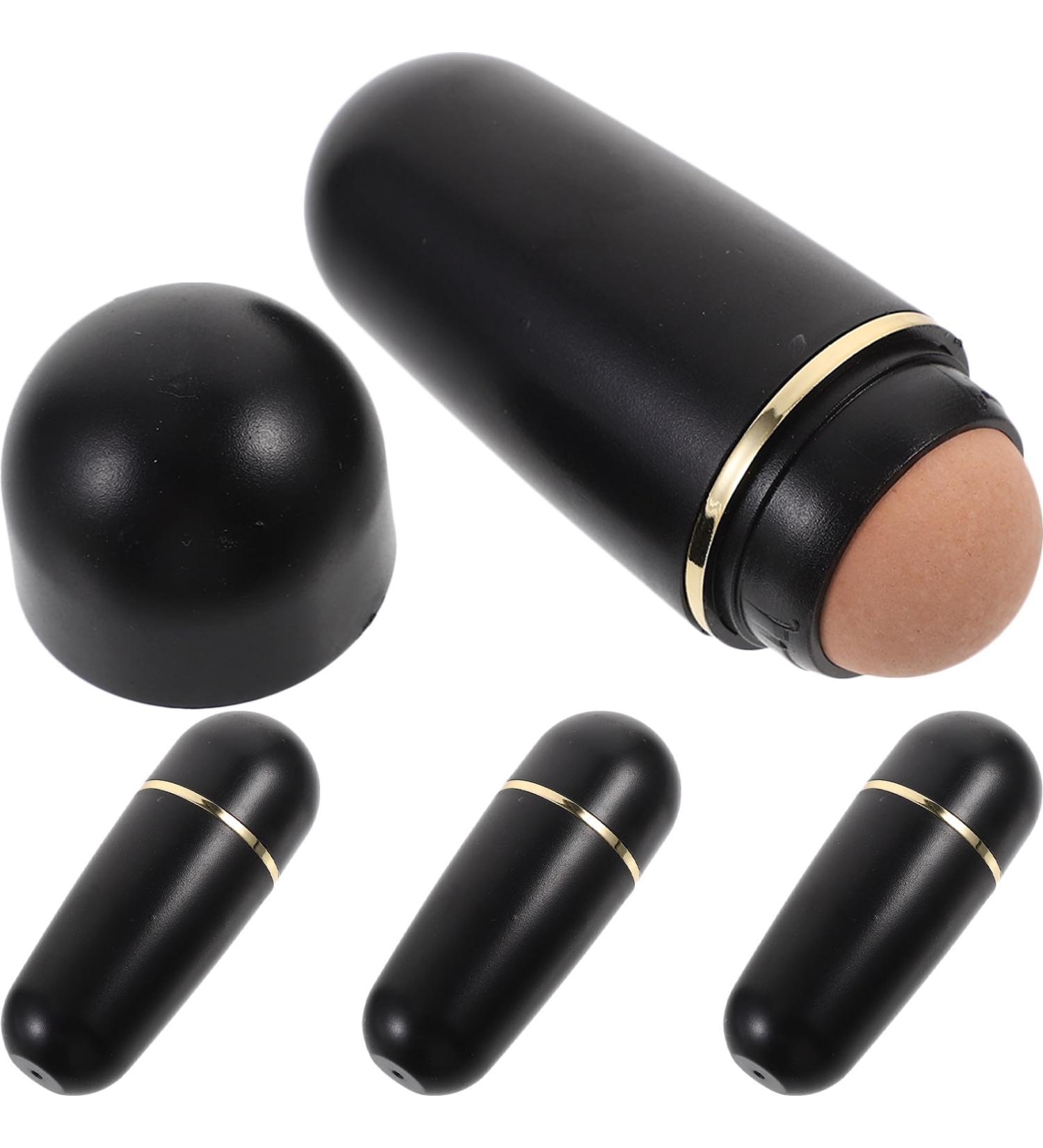TOPBATHY Boule Absorbante D'huile Visage en Pierre Volcanique Lot de 4 Mini pour Contr le du S bum et Soins Peau Bille de Remplacement Pratique pour Nettoyage Doux des Pores - Buy Online on GoSupps.com