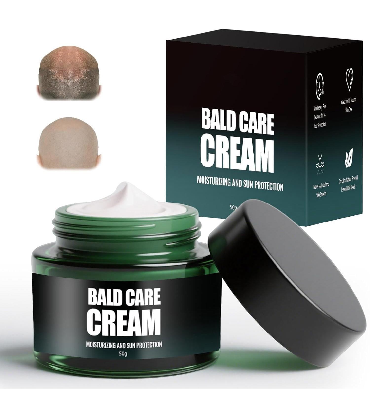  G n rique Bald Care Cream Moisturizing Nourishing And Scalp Care Suitable For Bald Men Men's Shaving Cream Matte Effect 50g - Buy Online on GoSupps.com