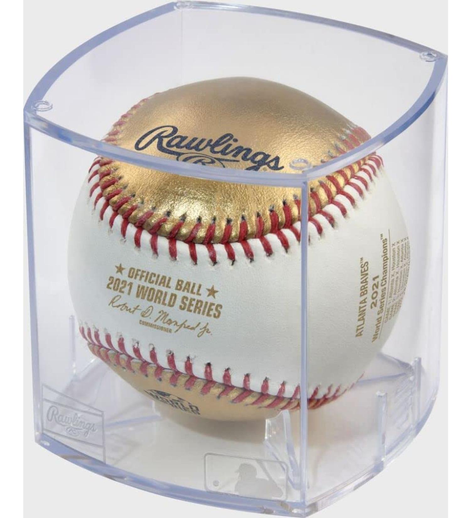 Rawlings Atlanta Braves 2021 World Series Champions Commemorative Baseball White Leather - Buy Online on GoSupps.com