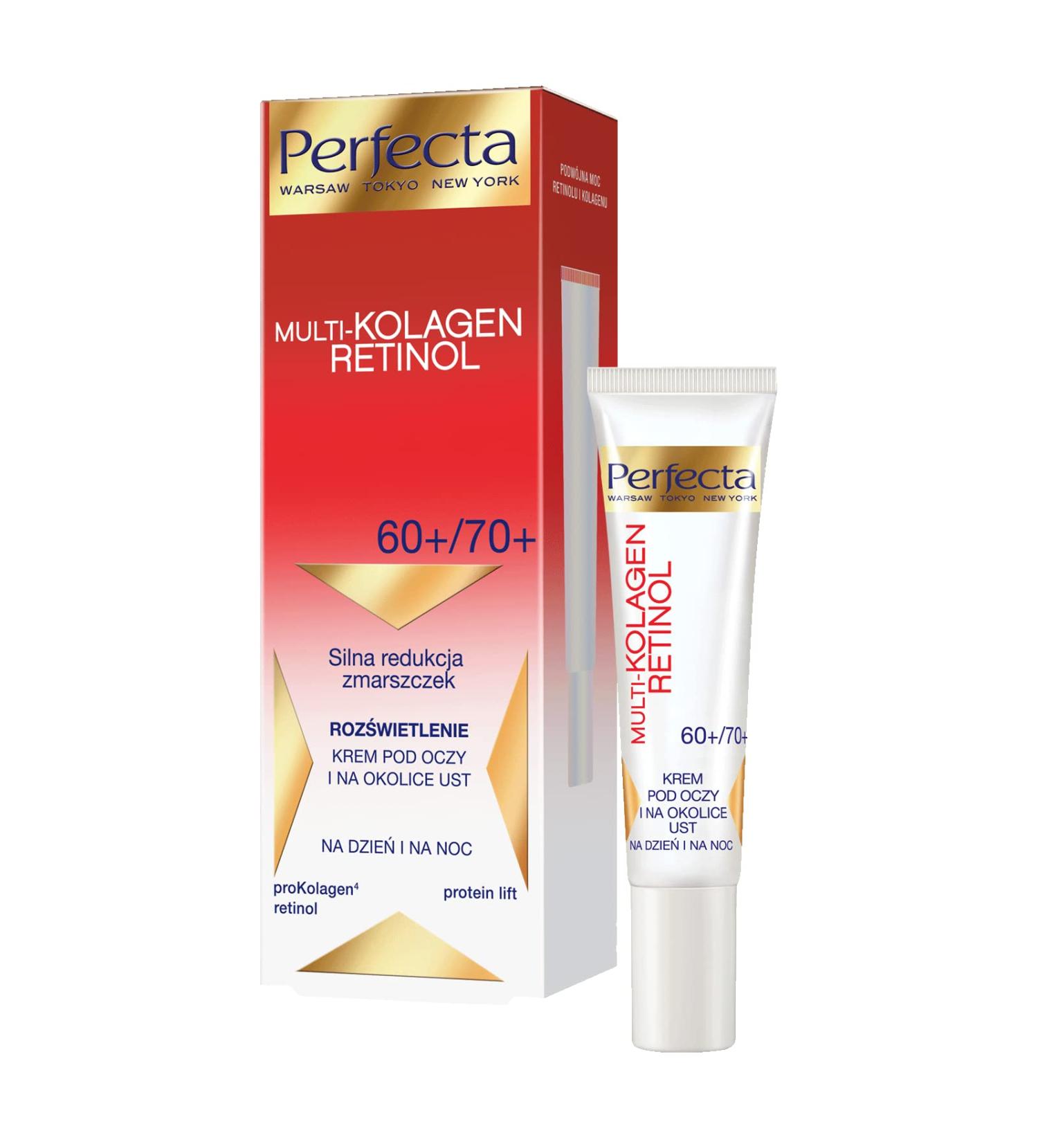 Dax Cosmetics Perfecta 5900525050854 Multicollagen Retinol Lightening Eye and Lip Cream 60+70+ - Buy Online on GoSupps.com