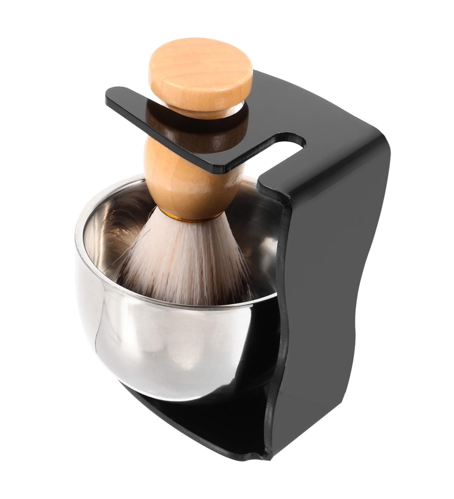 Foytoki Shaving Set: Soak Soap Cream Bowl & Beard Brush - Premium Razor Brushes for Ultimate Grooming - Buy Online on GoSupps.com